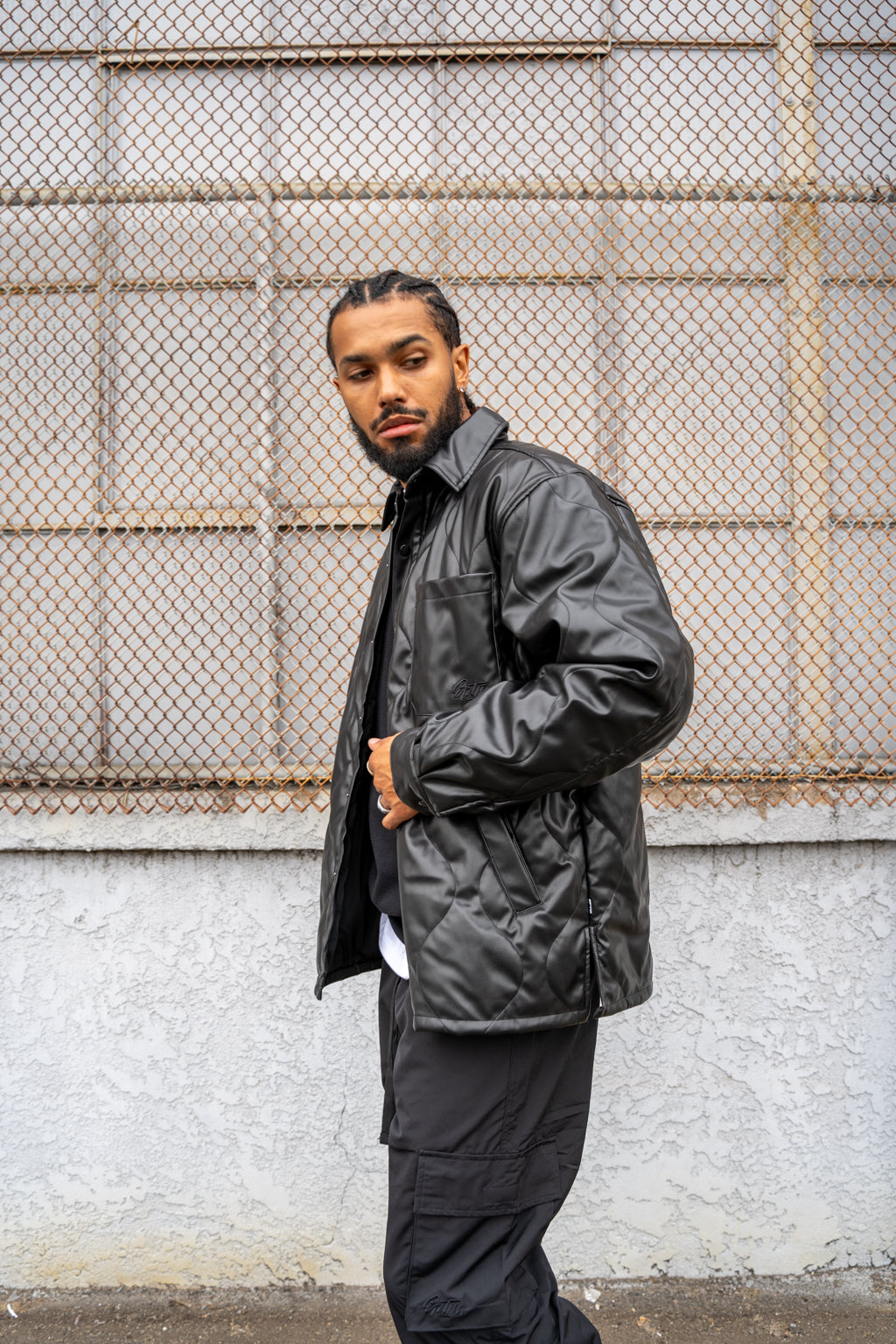 EPTM Orion Puffer Shirt - Black