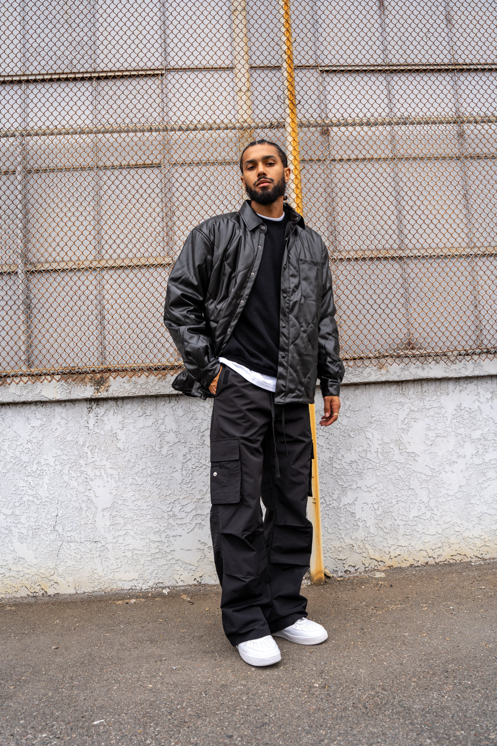 EPTM Orion Puffer Shirt - Black