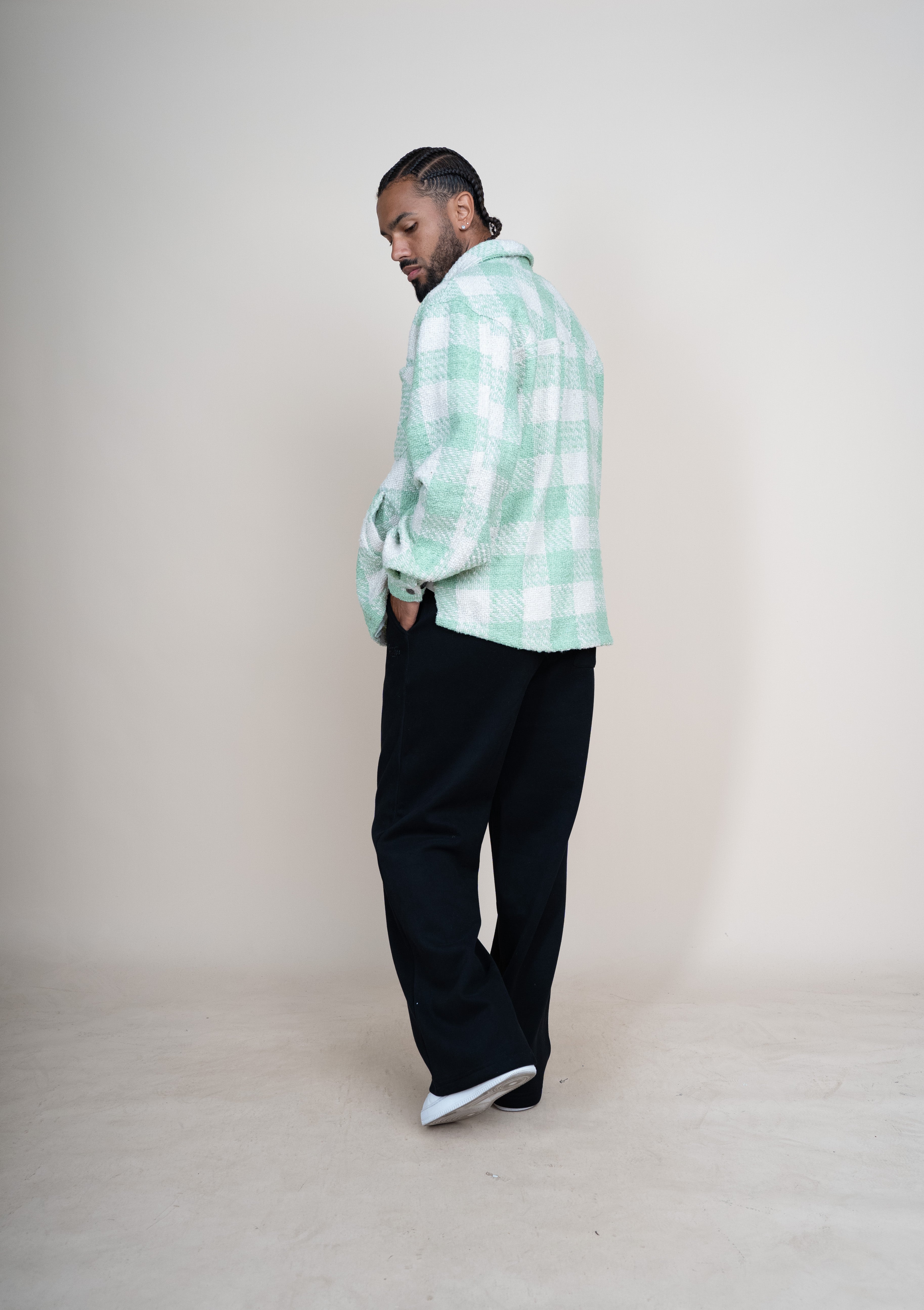 EPTM Tweed Flannel Shirt - Emerald