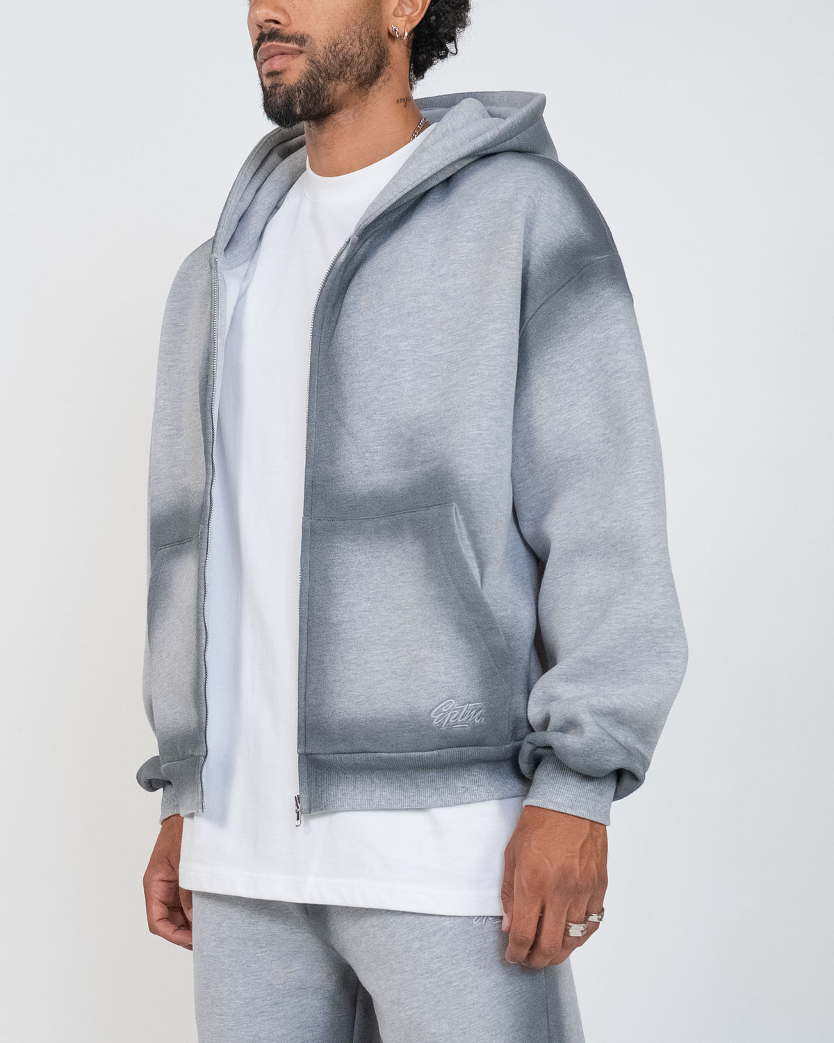 EPTM Baylor Zip Up Hoodie - Heather Grey