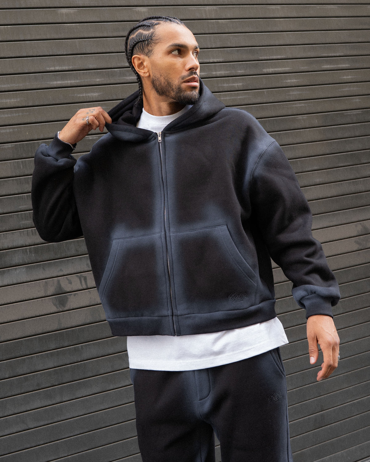 EPTM Baylor Zip Up Hoodie - Black