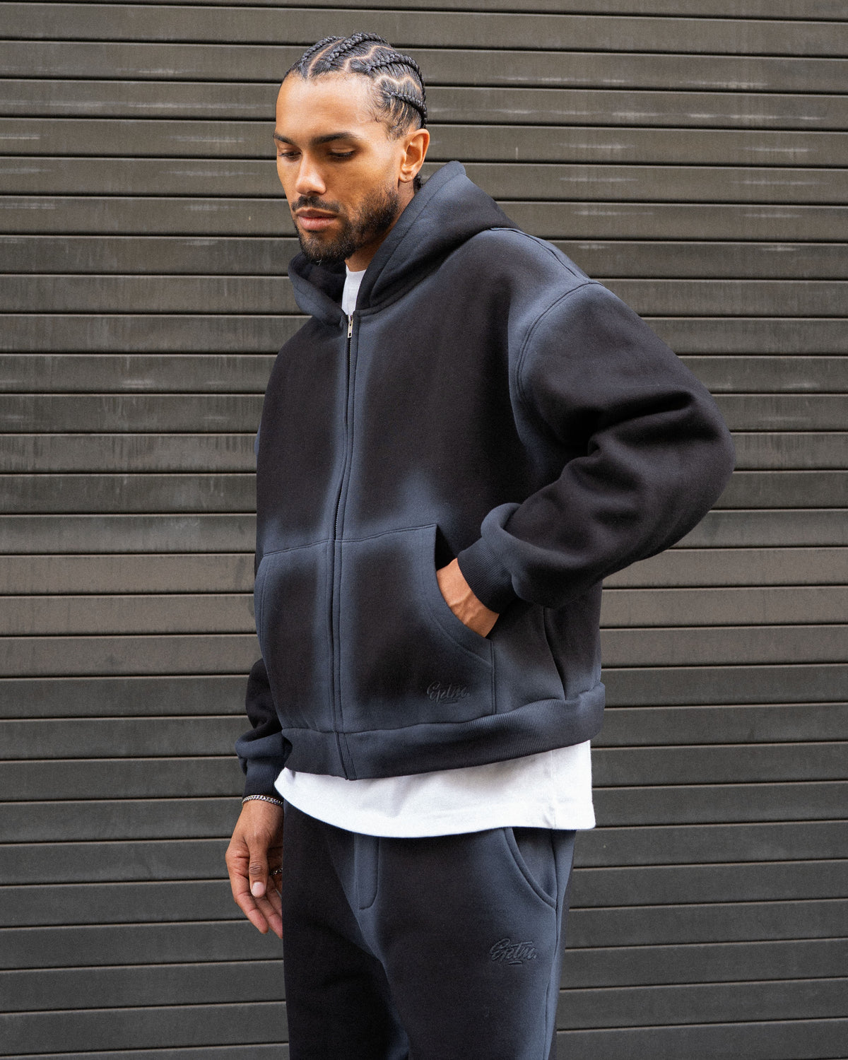 EPTM Baylor Zip Up Hoodie - Black