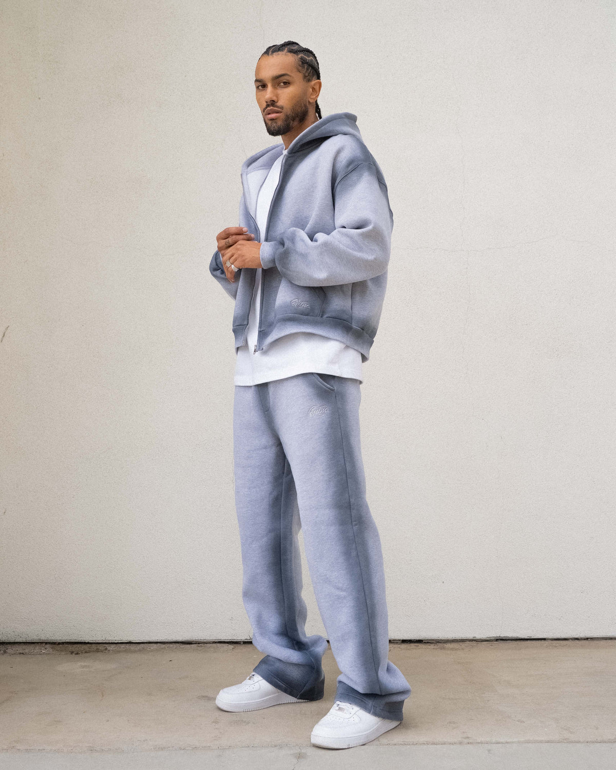 EPTM Baylor Zip Up Hoodie - Heather Grey