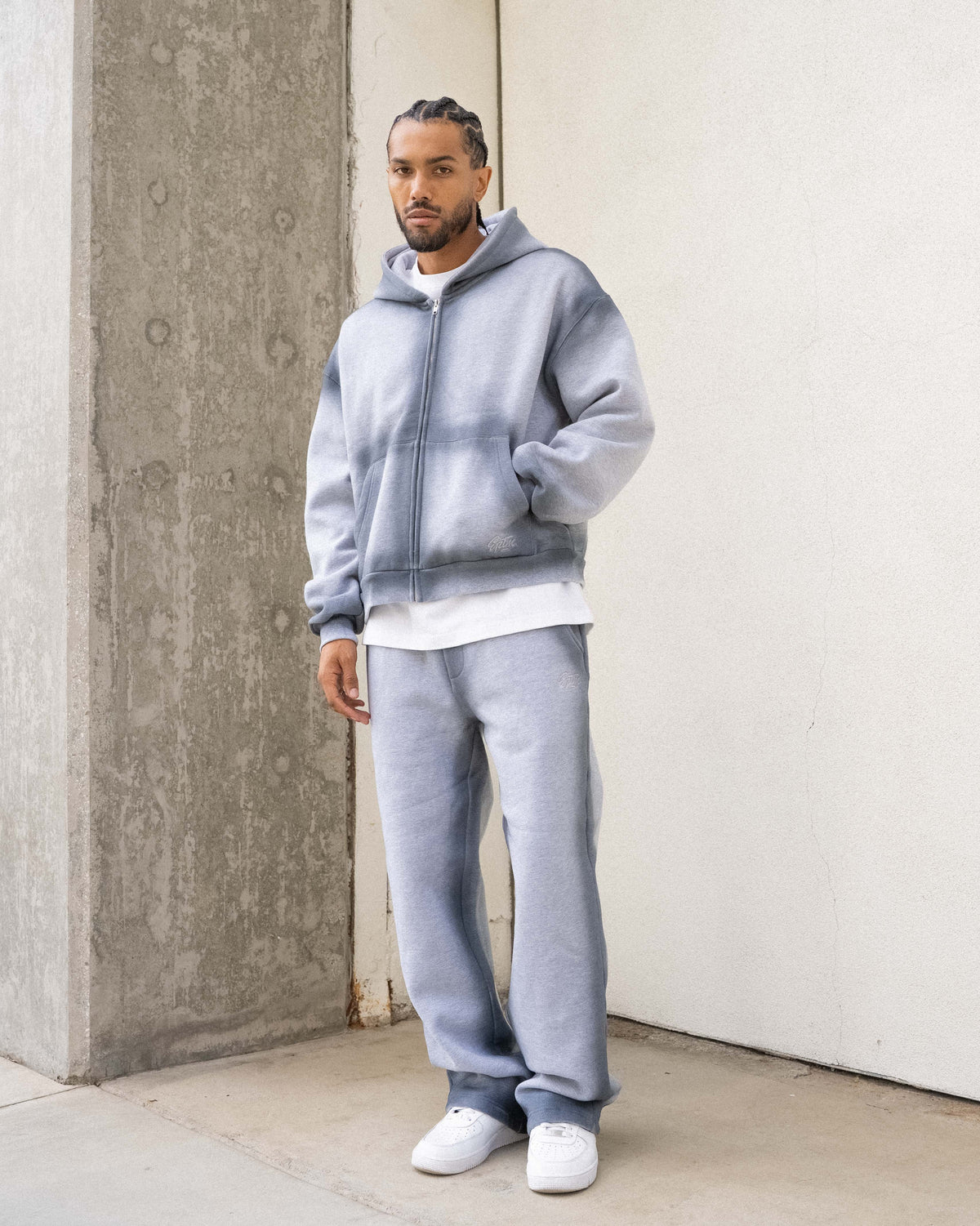 EPTM Baylor Zip Up Hoodie - Heather Grey