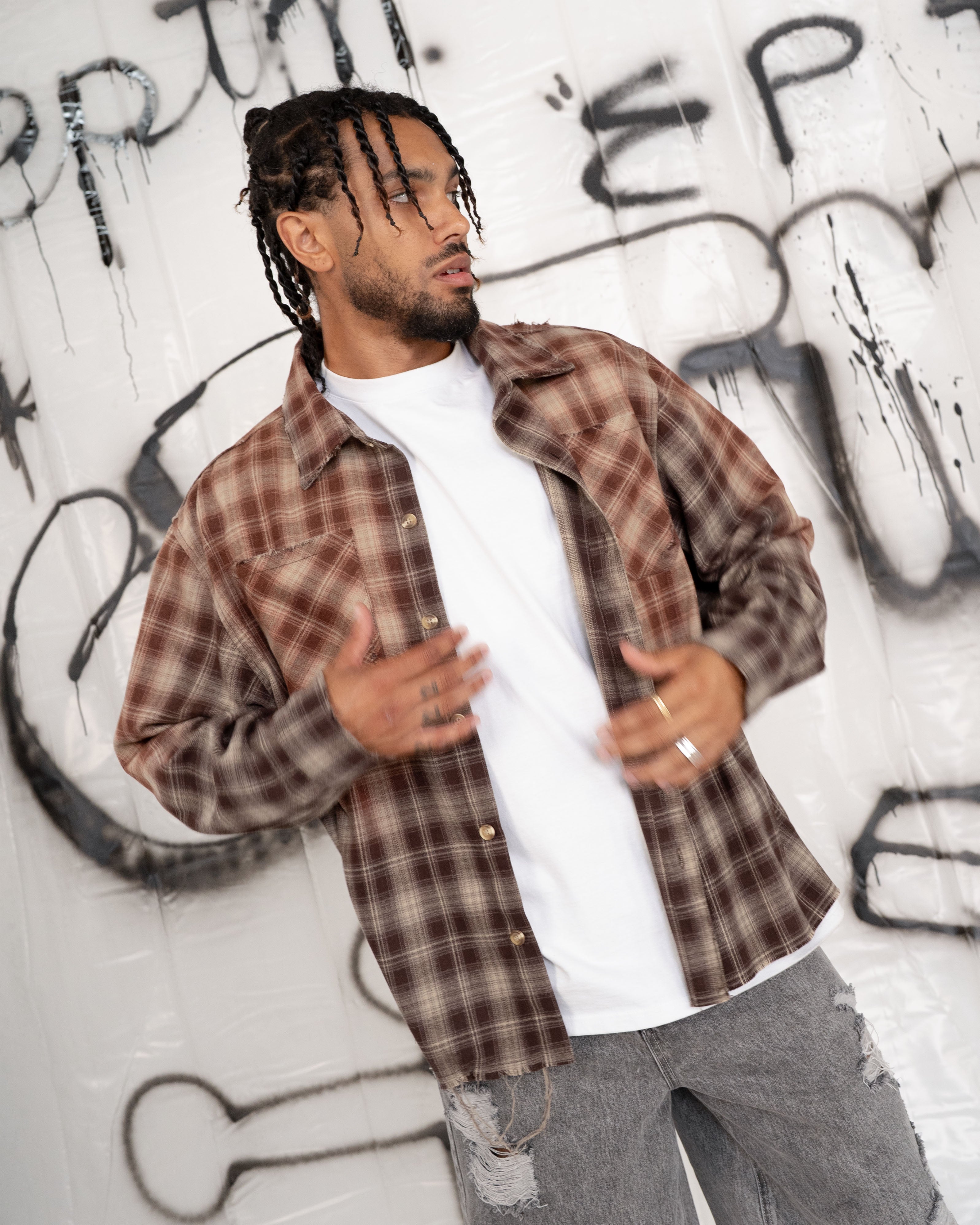 EPTM Bleached Flannels - Brown