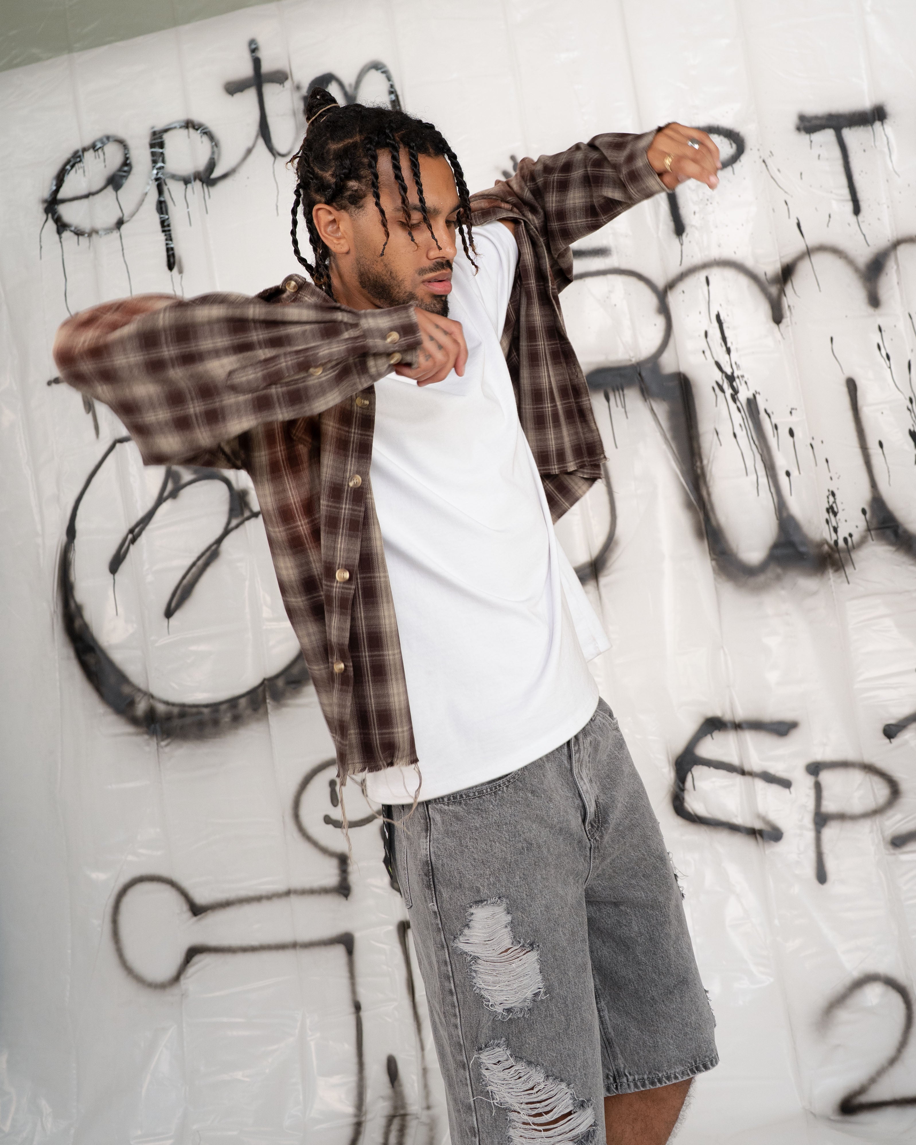 EPTM Bleached Flannels - Brown