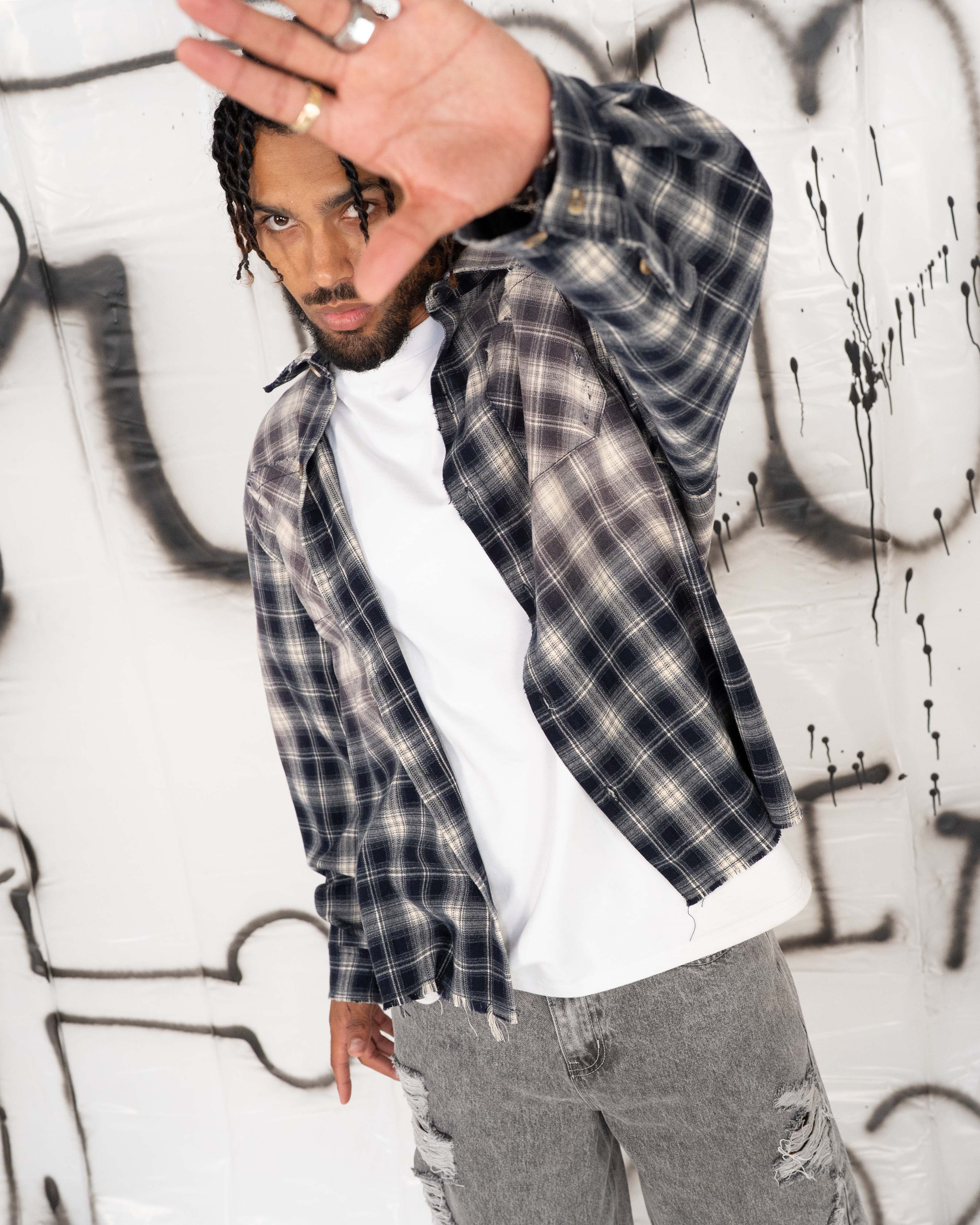 EPTM Bleached Flannels - Navy