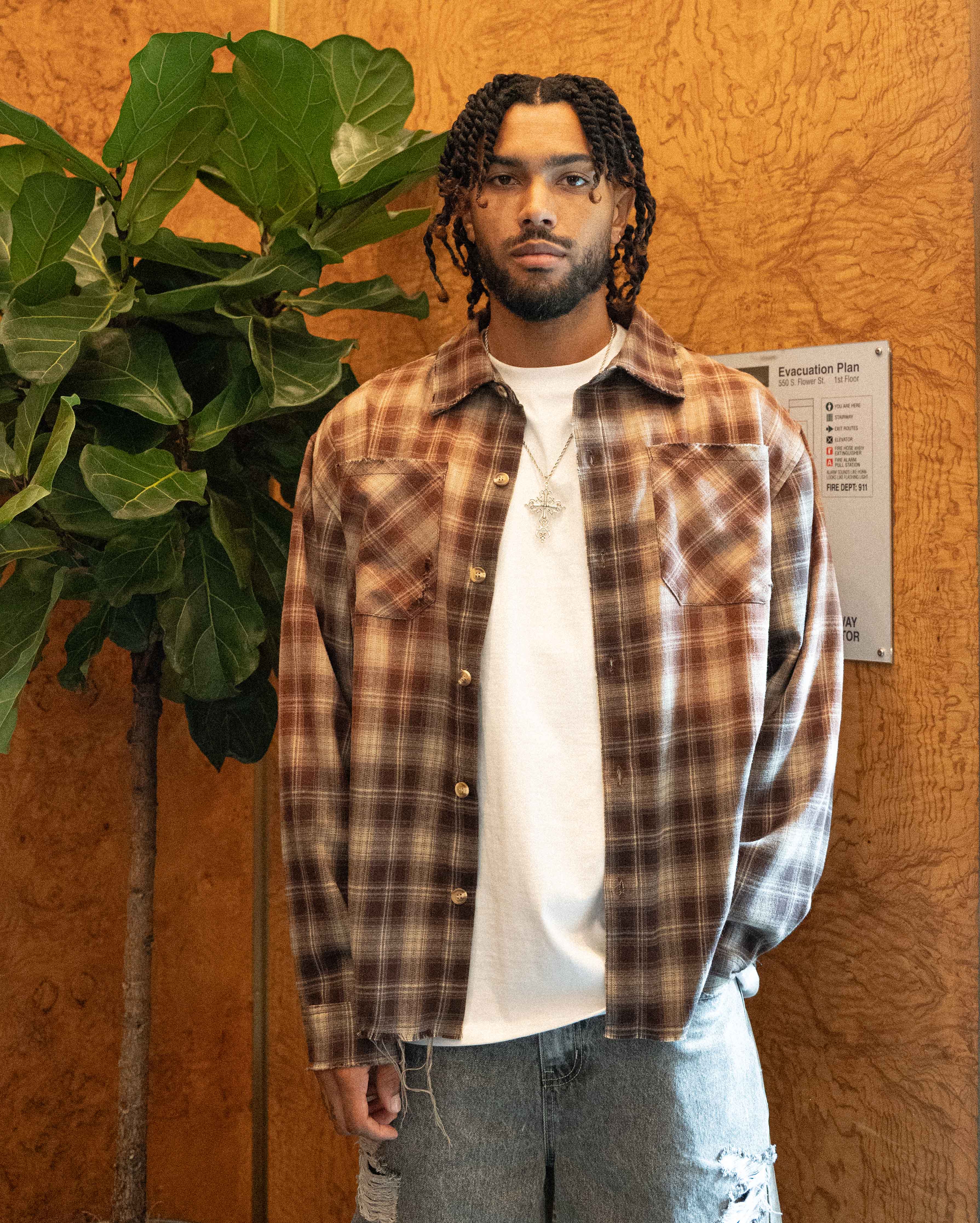 EPTM Bleached Flannels - Brown