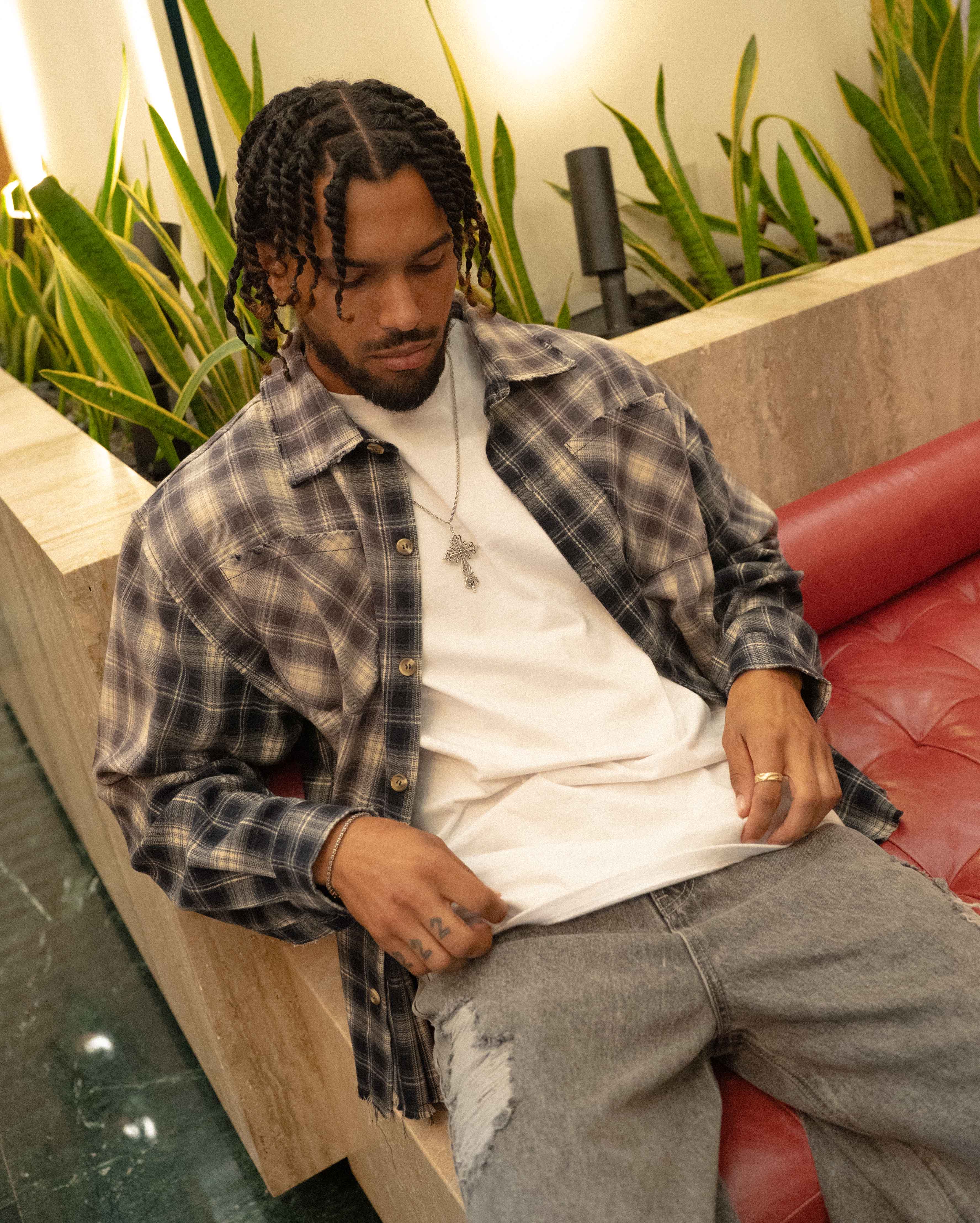 EPTM Bleached Flannels - Navy