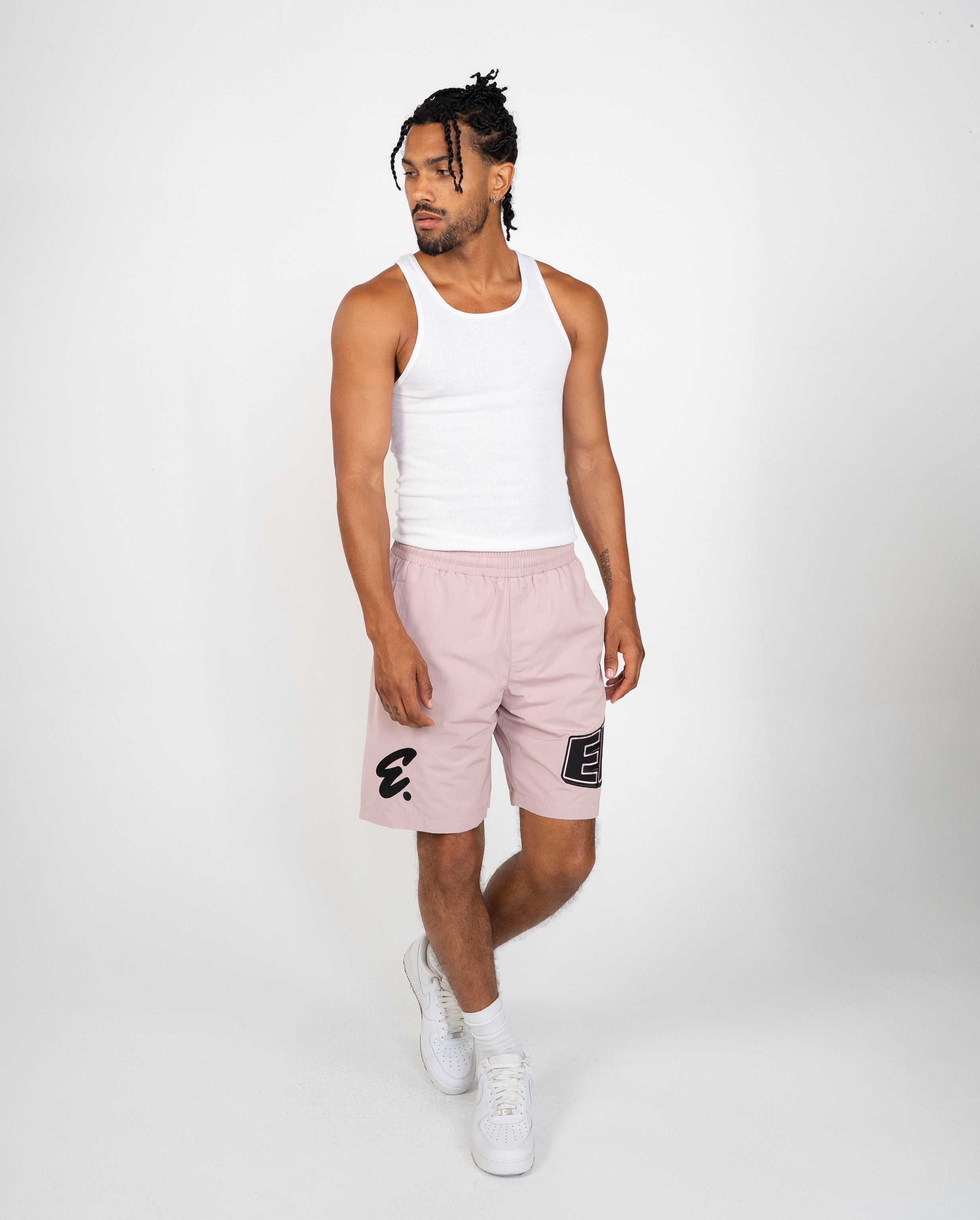 EPTM Brand Shorts - Dusty Pink
