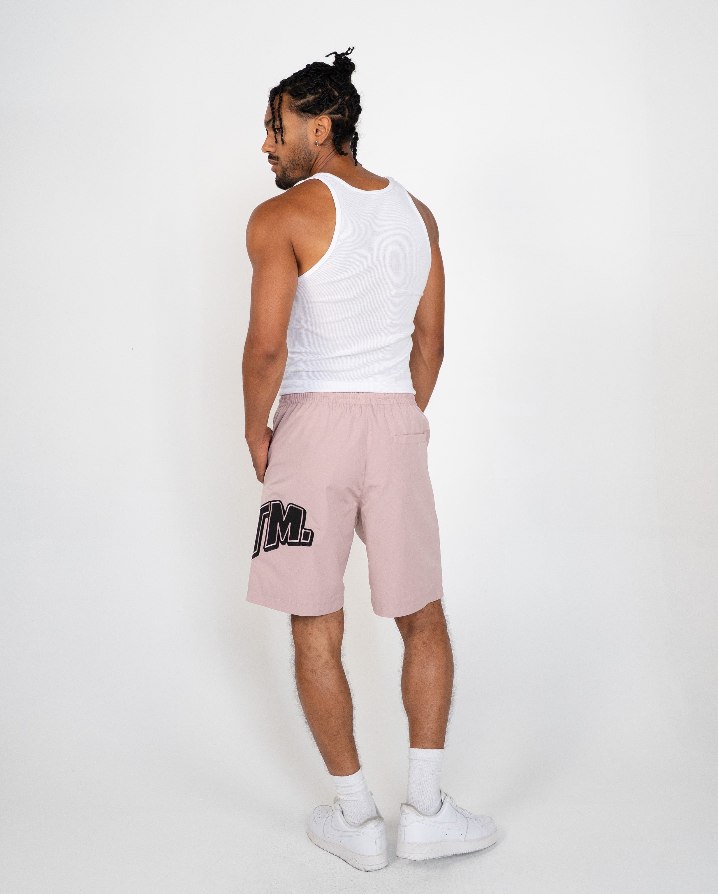 EPTM Brand Shorts - Dusty Pink