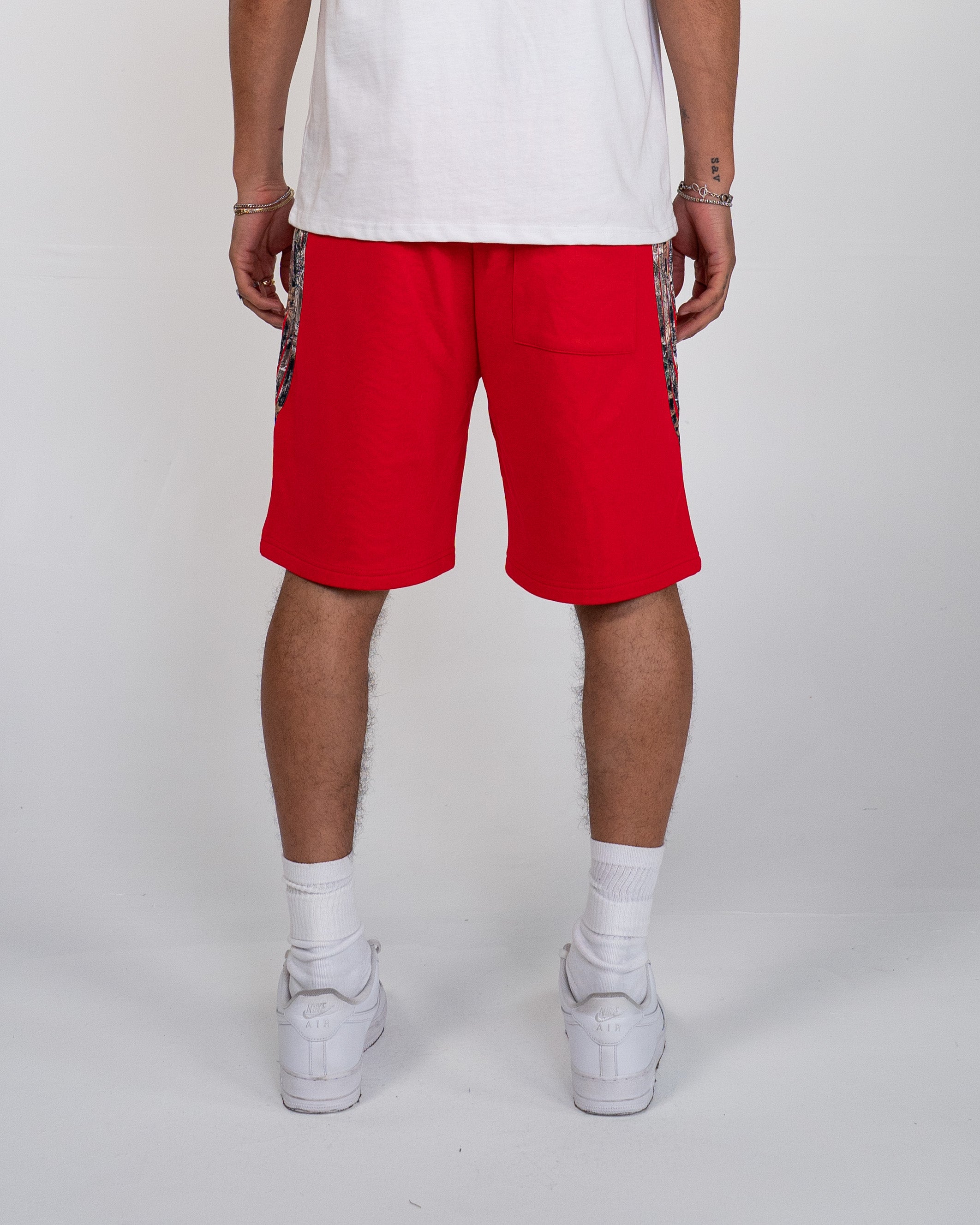 EPTM CAMO HIGHLAND SHORTS - RED