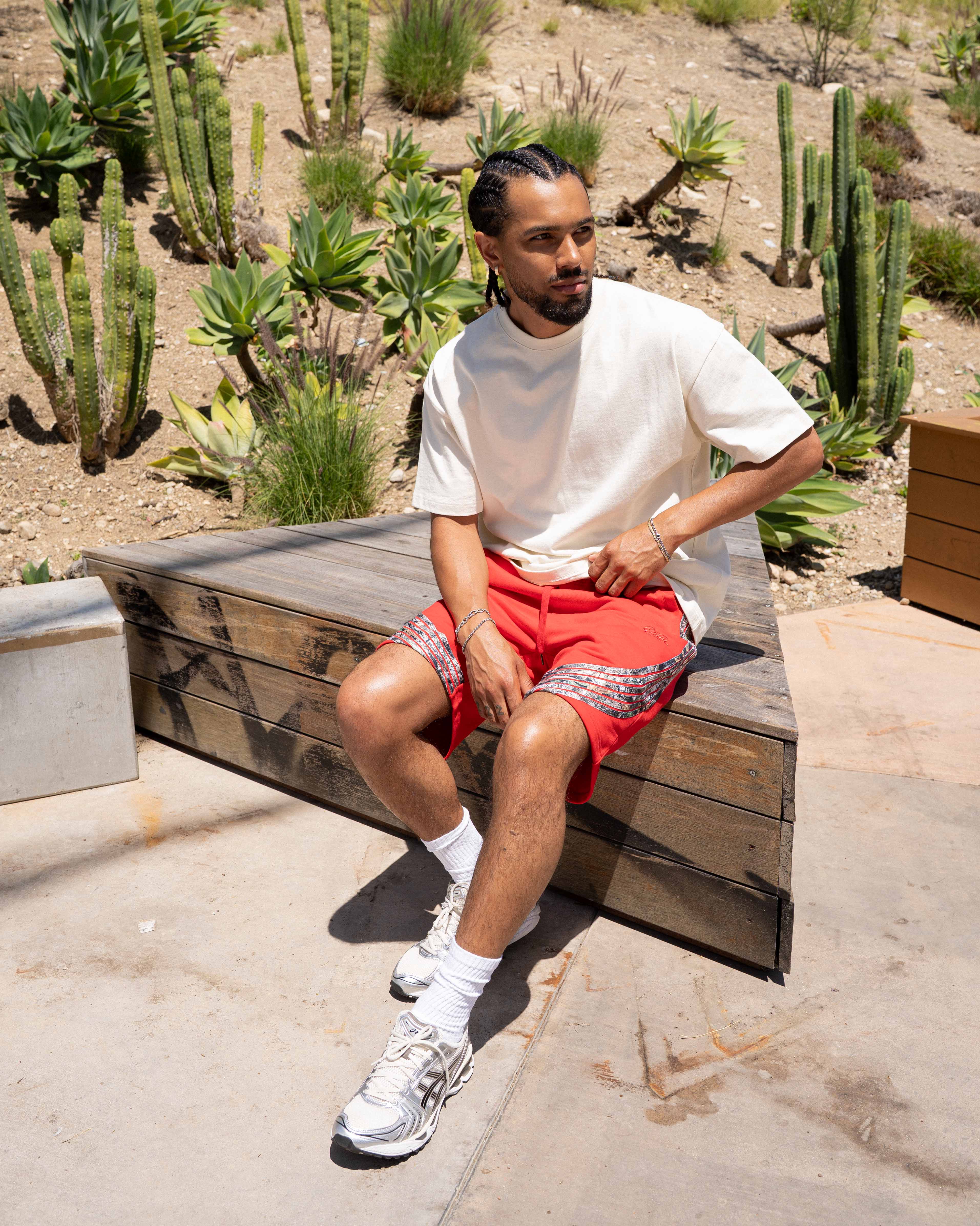 EPTM CAMO HIGHLAND SHORTS - RED