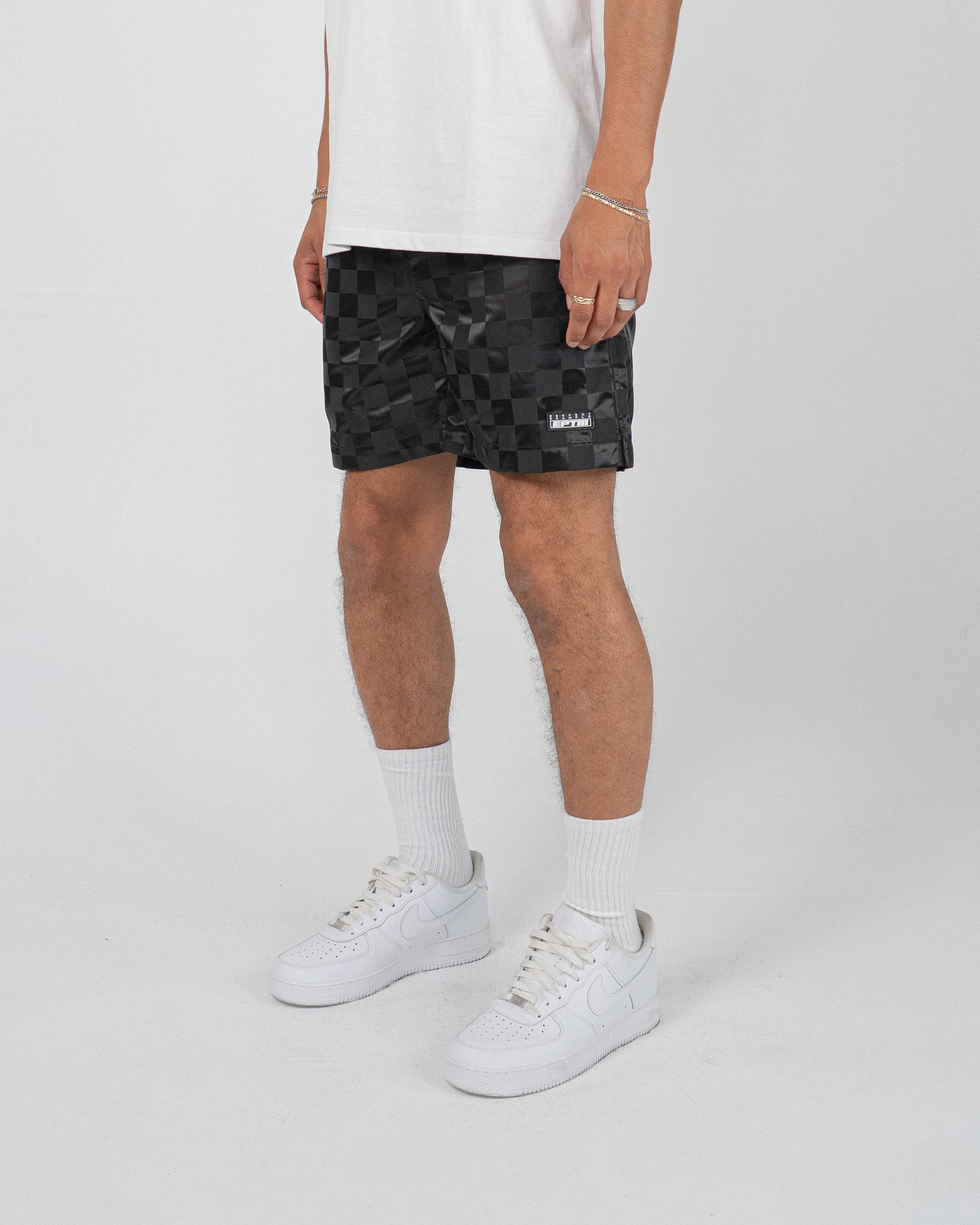 EPTM Checkerboard Shorts - Black