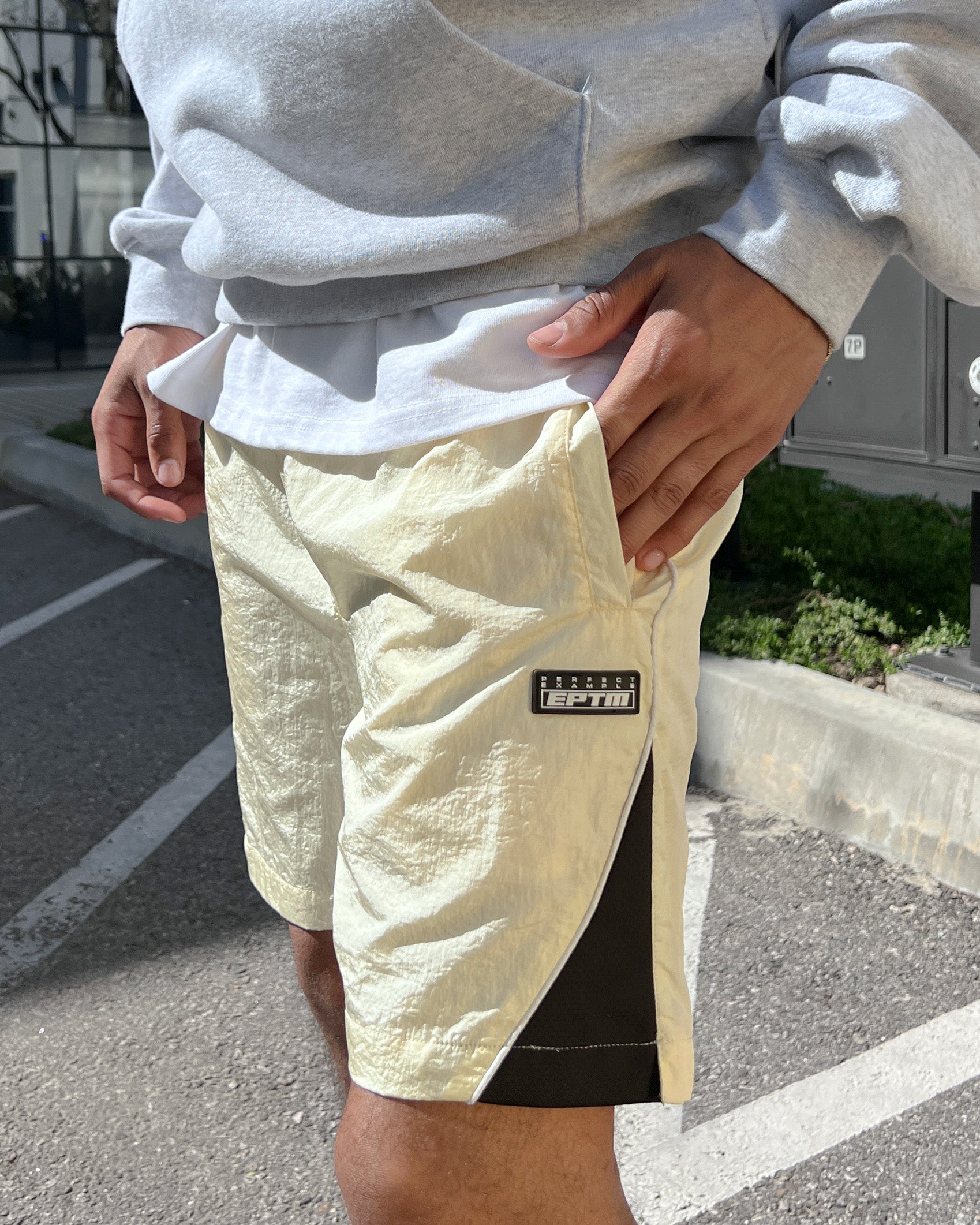 EPTM Derby Shorts - Cream