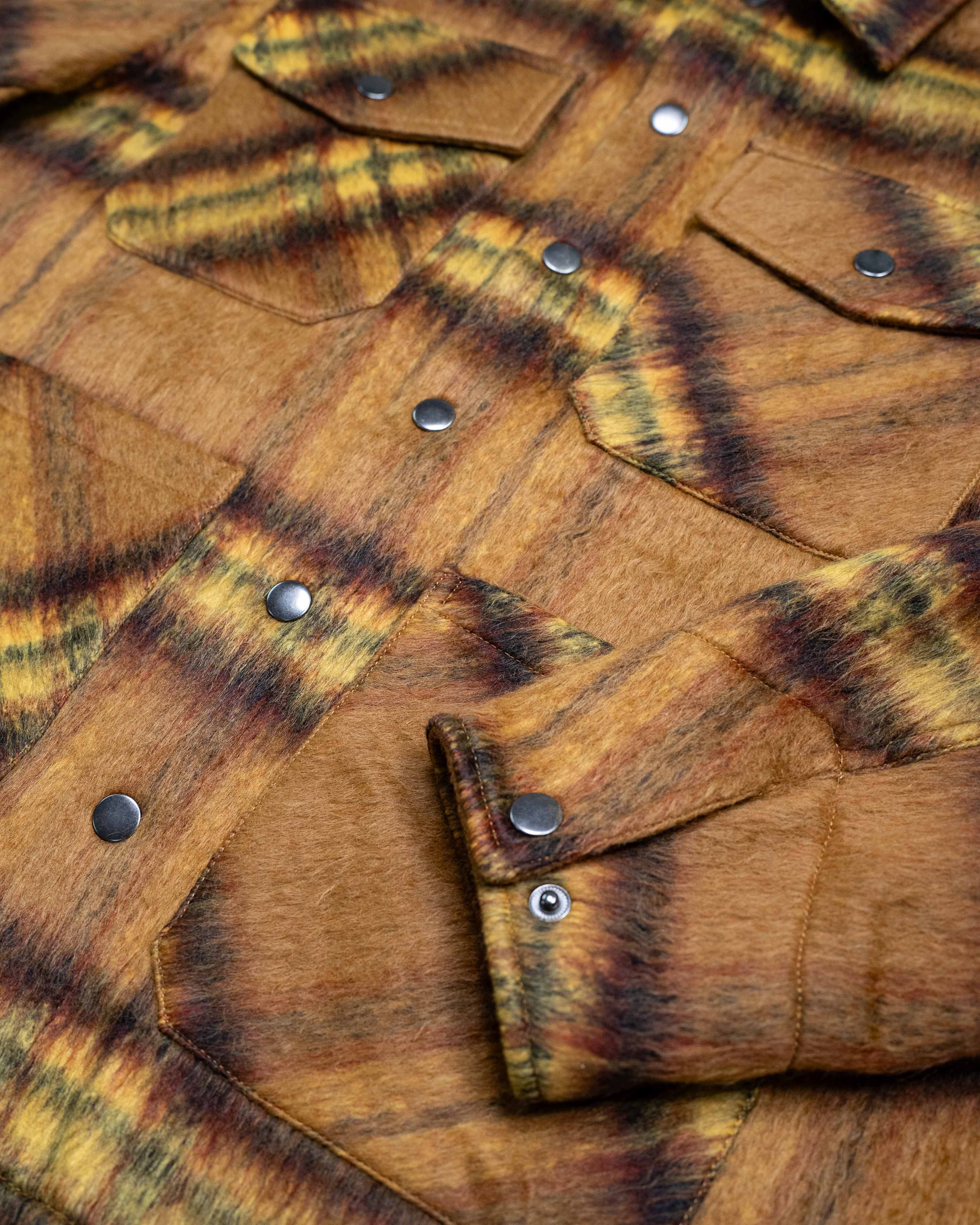 EPTM Mohair Chore Coat - Mustard