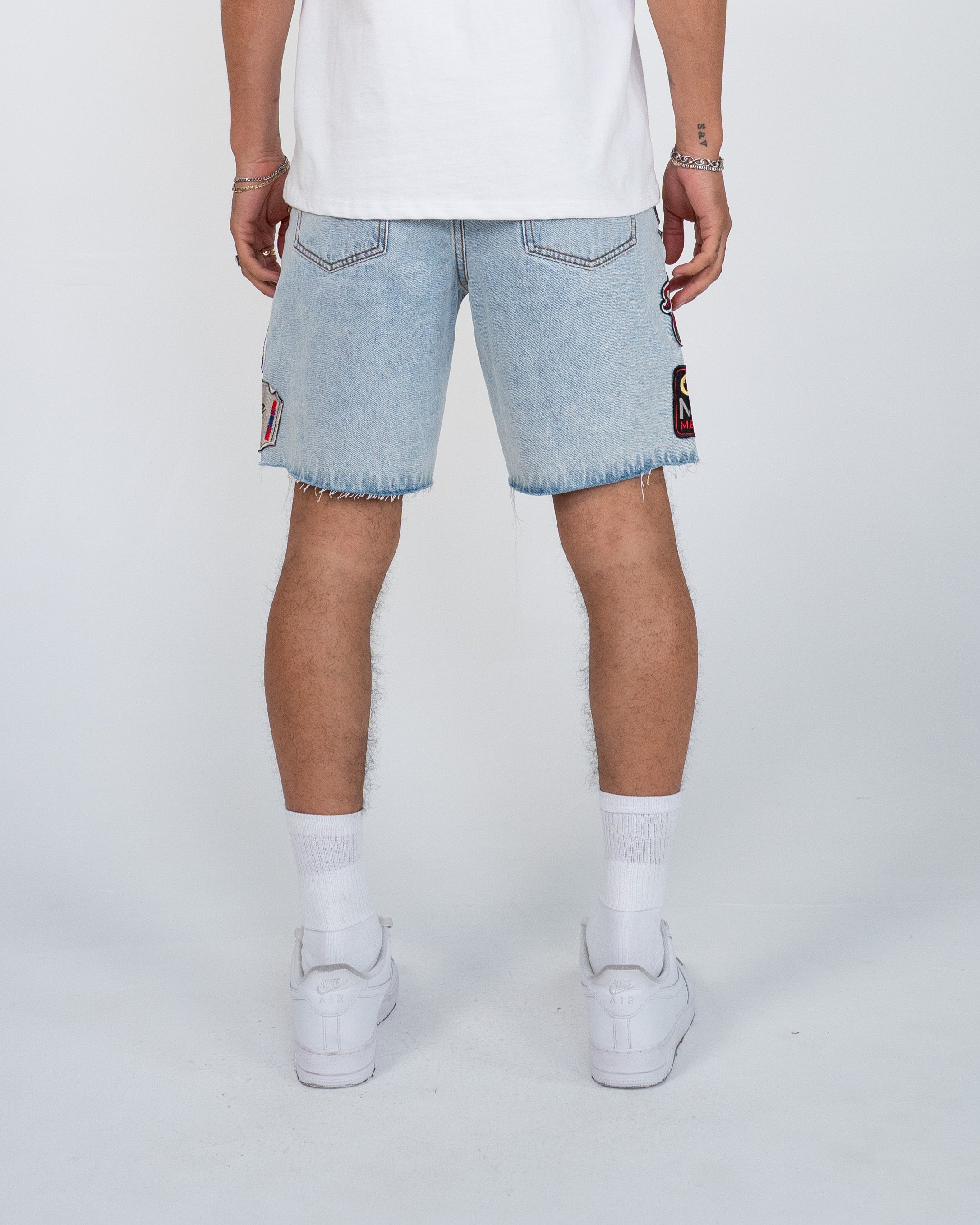 EPTM DIO DENIM SHORTS - BLUE