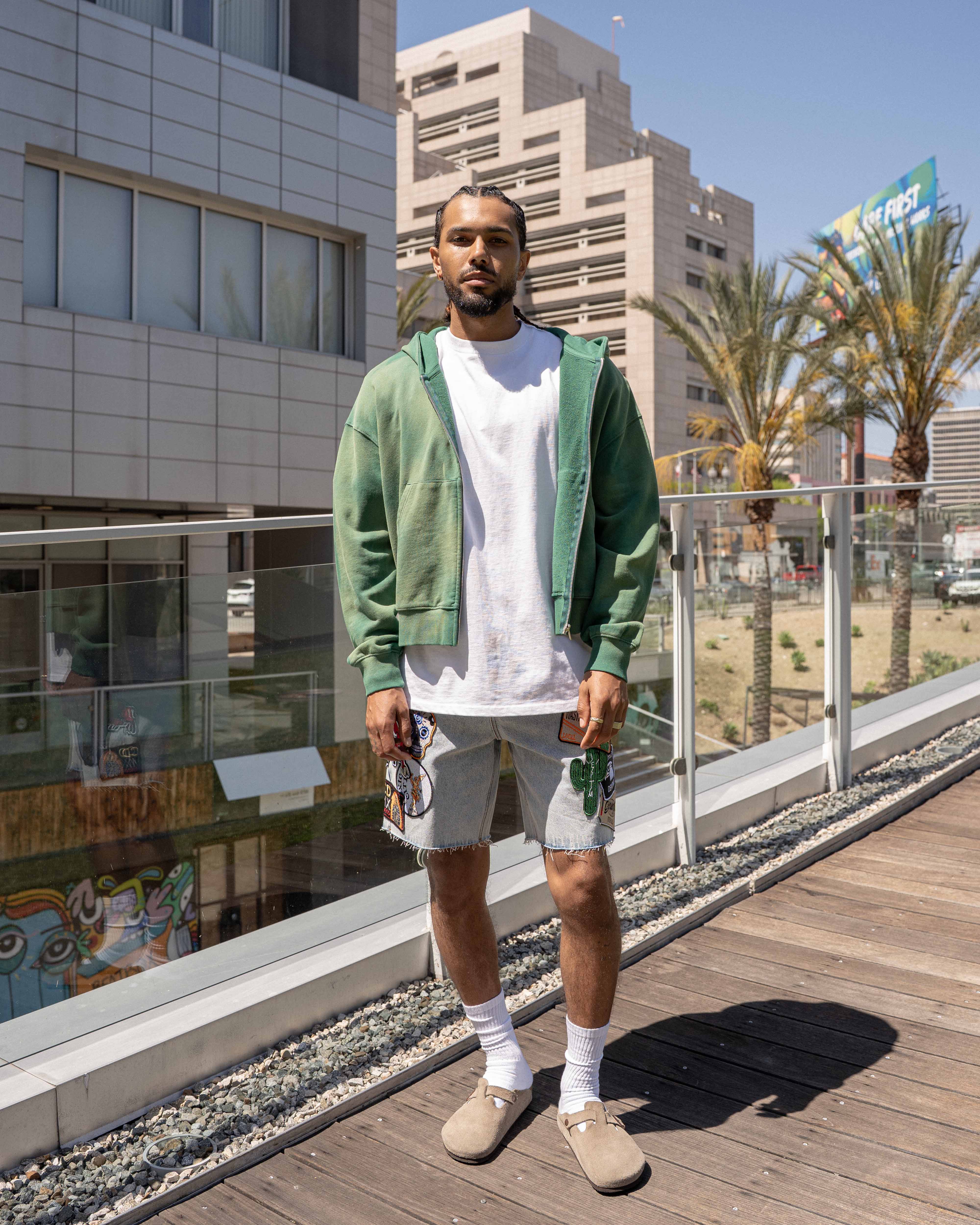 EPTM DIO DENIM SHORTS - BLUE