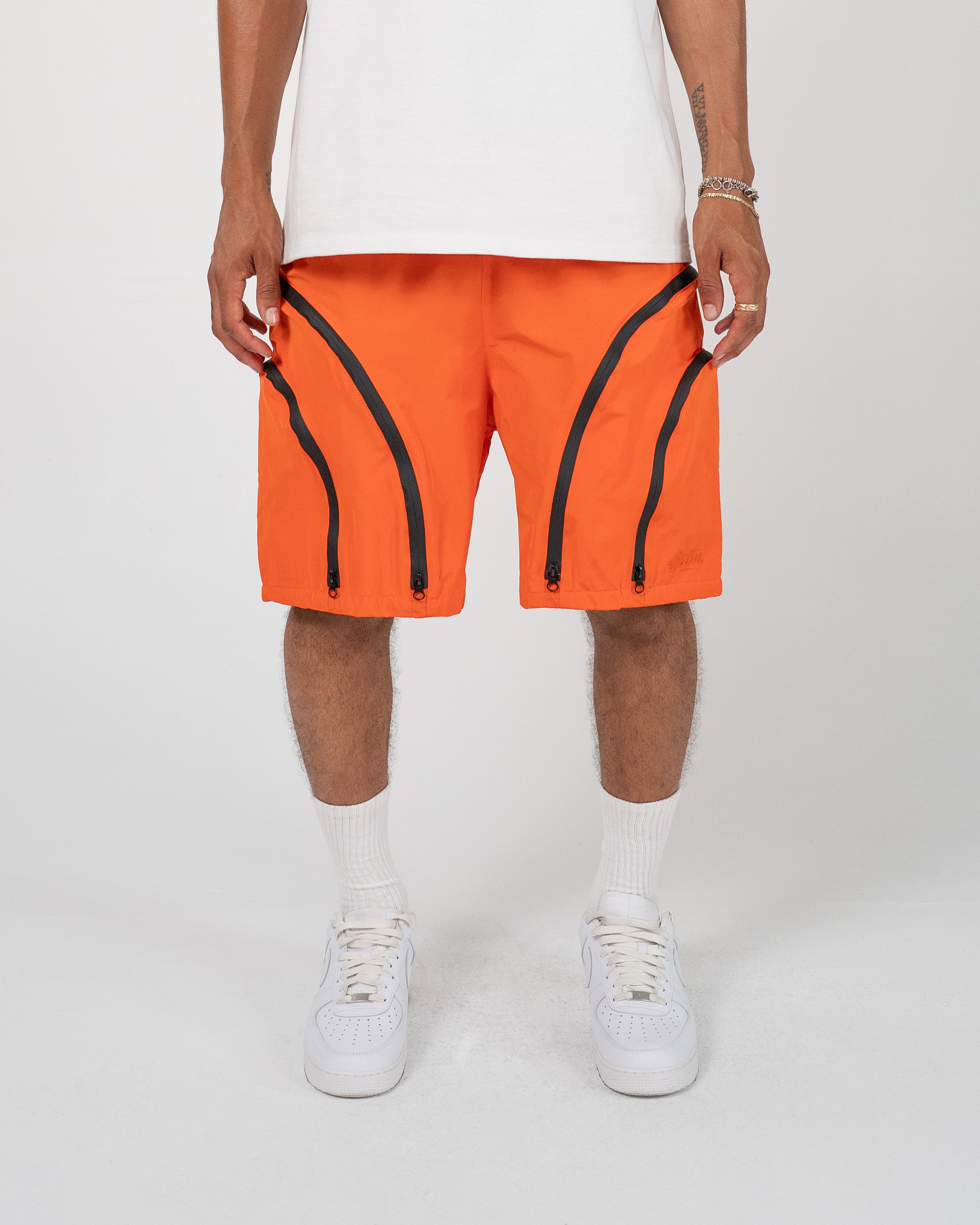 EPTM Double Zip Shorts - Orange