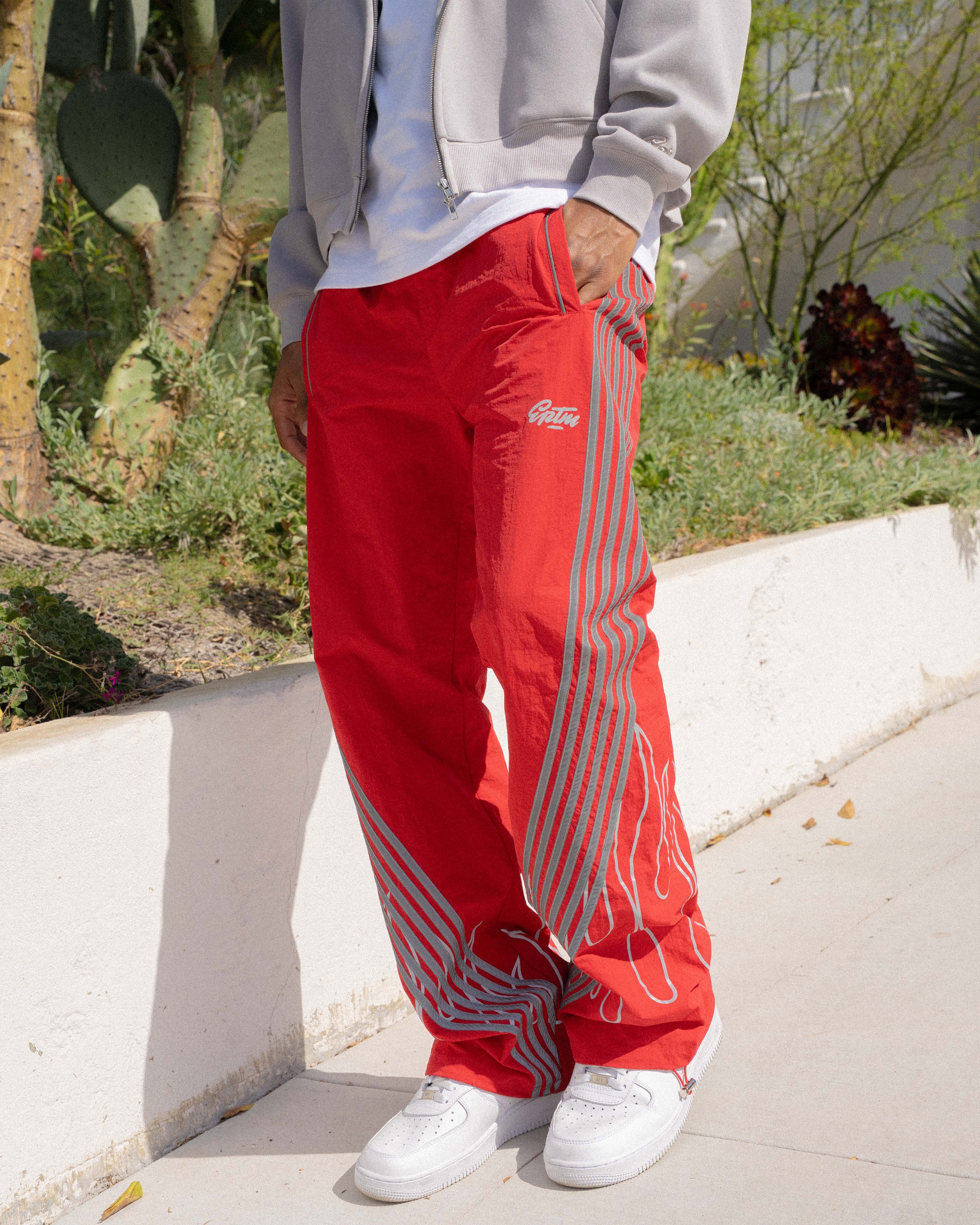 EPTM Flame Highland Pants - Red