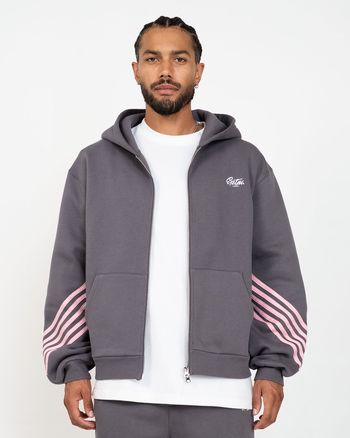 EPTM Highline Zip Up Hoodie - Grey