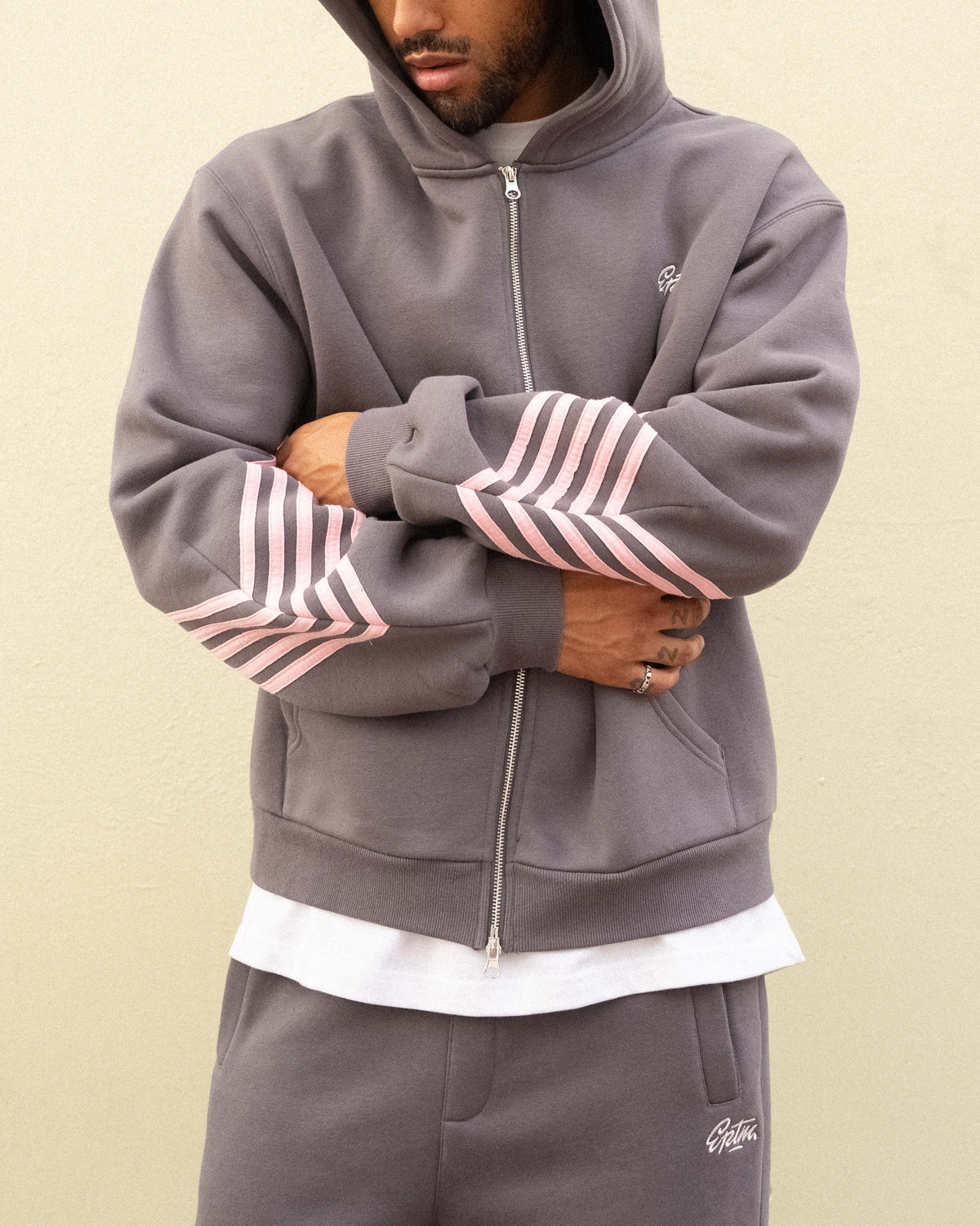 EPTM Highline Zip Up Hoodie - Grey