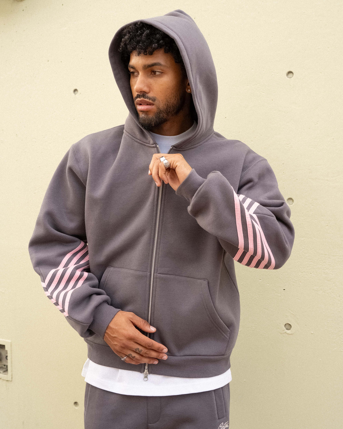 EPTM Highline Zip Up Hoodie - Grey