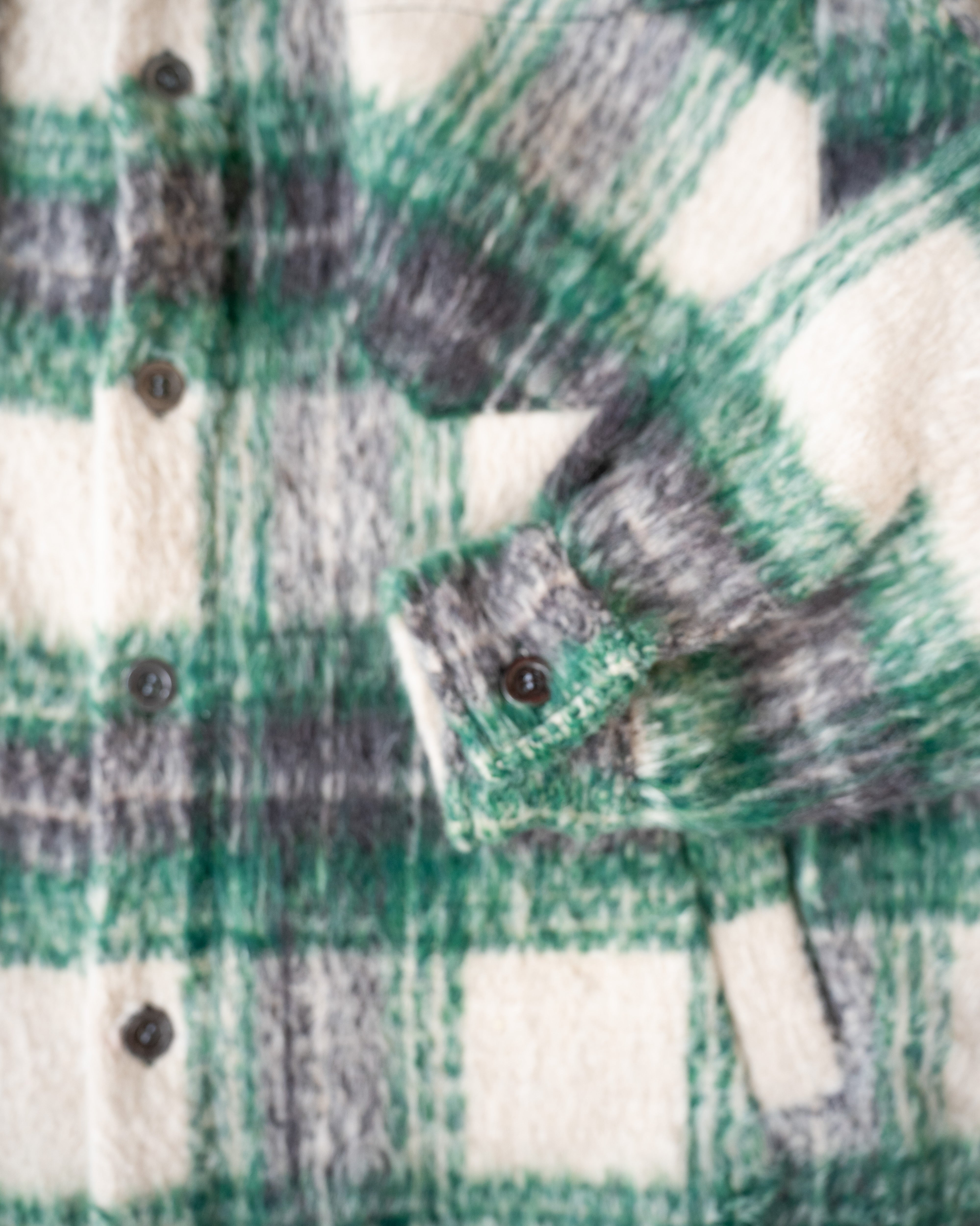 EPTM SIDE SLIT FLANNEL- GREEN