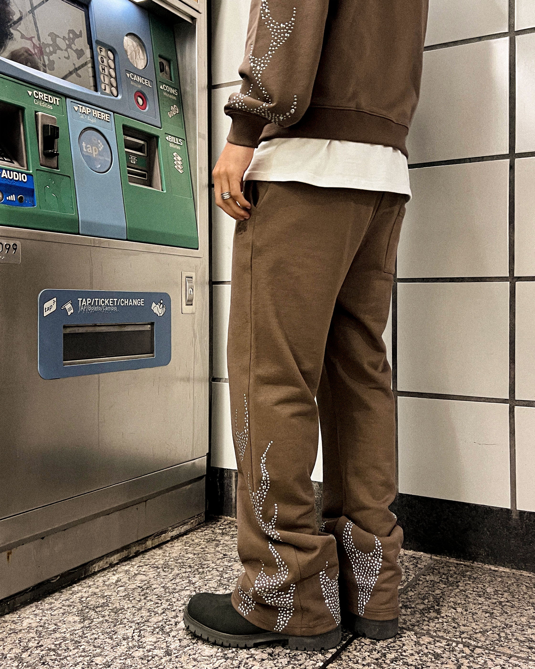 EPTM Metal Flame Pants - Brown