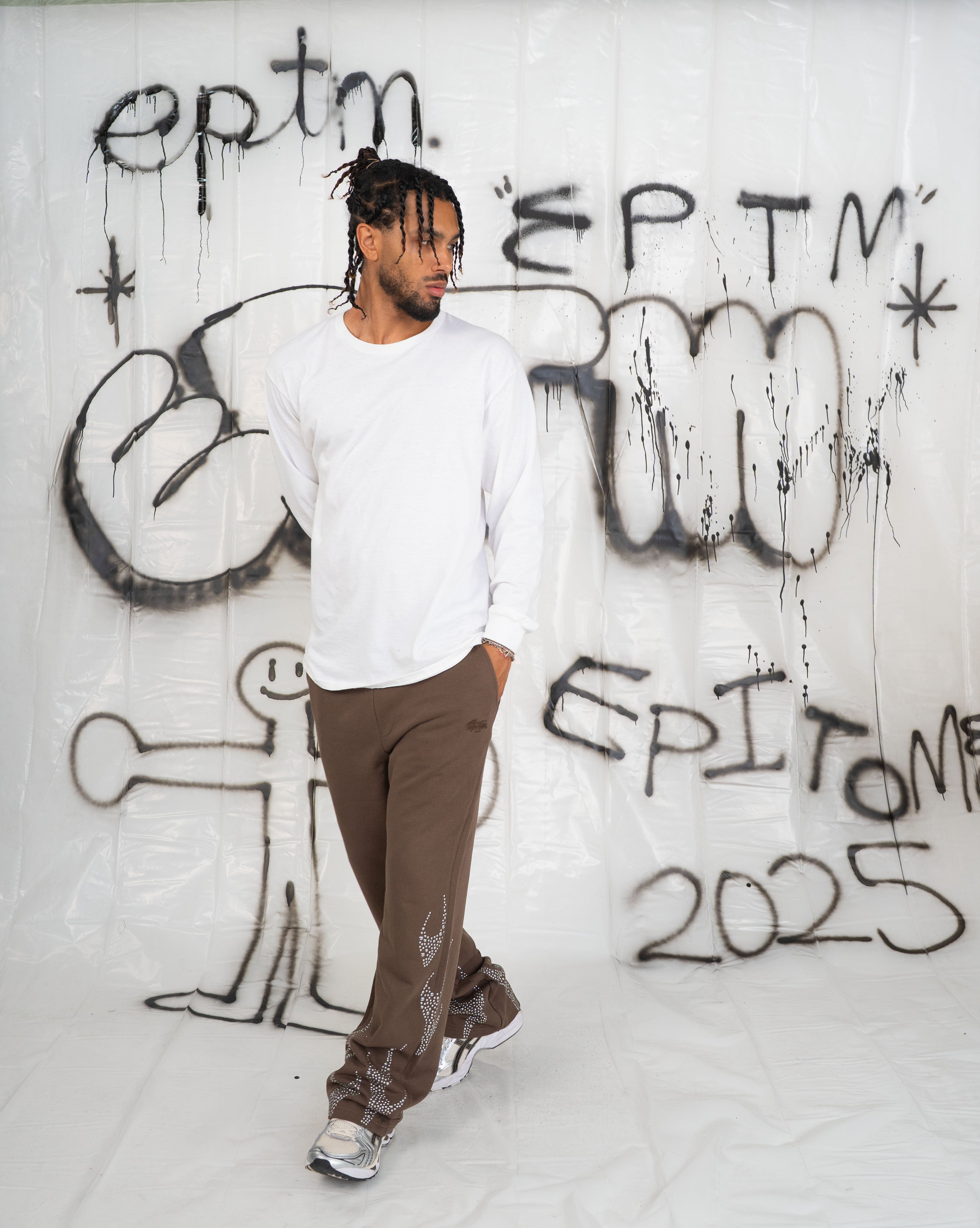 EPTM Metal Flame Pants - Brown