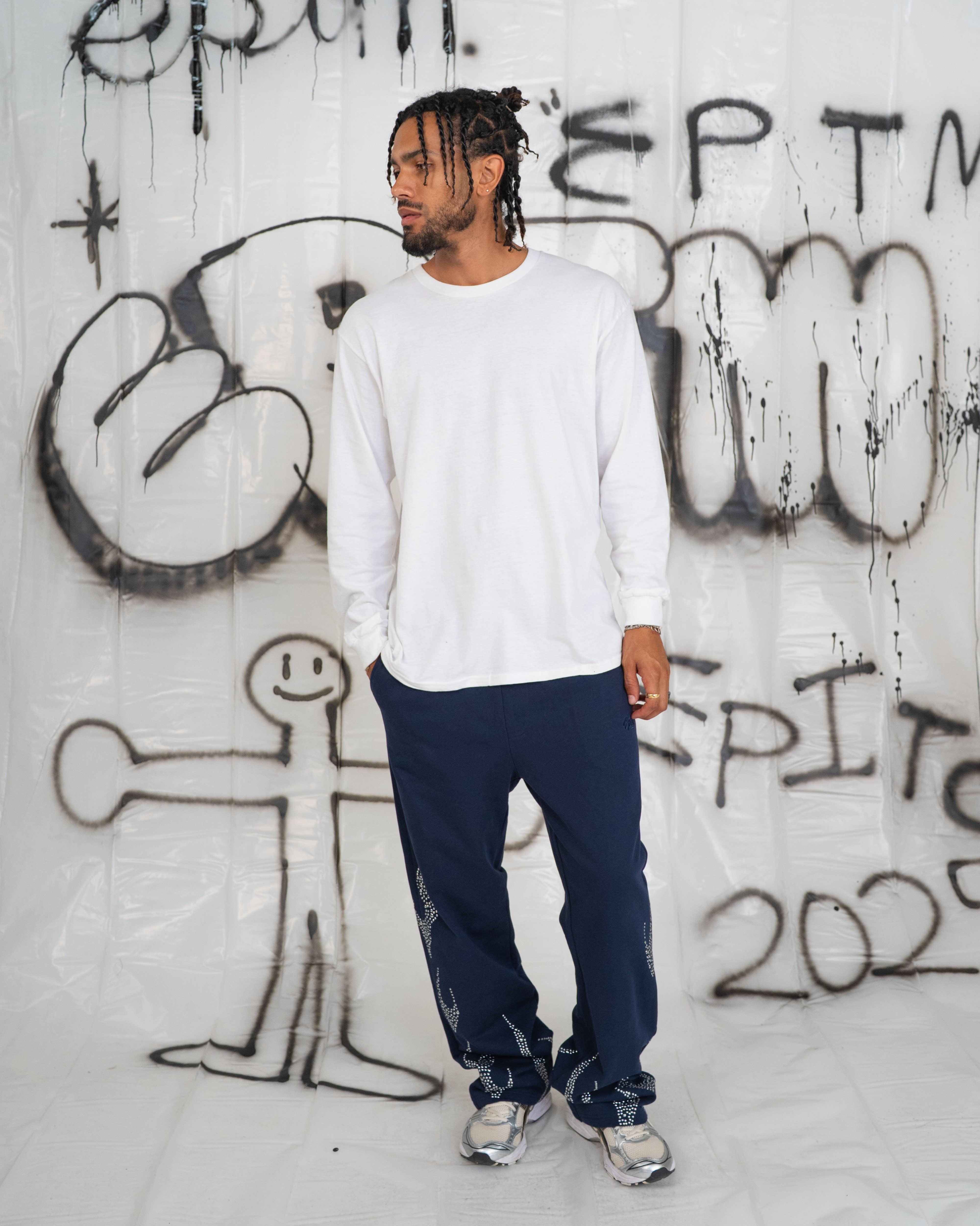 EPTM Metal Flame Pants - Navy