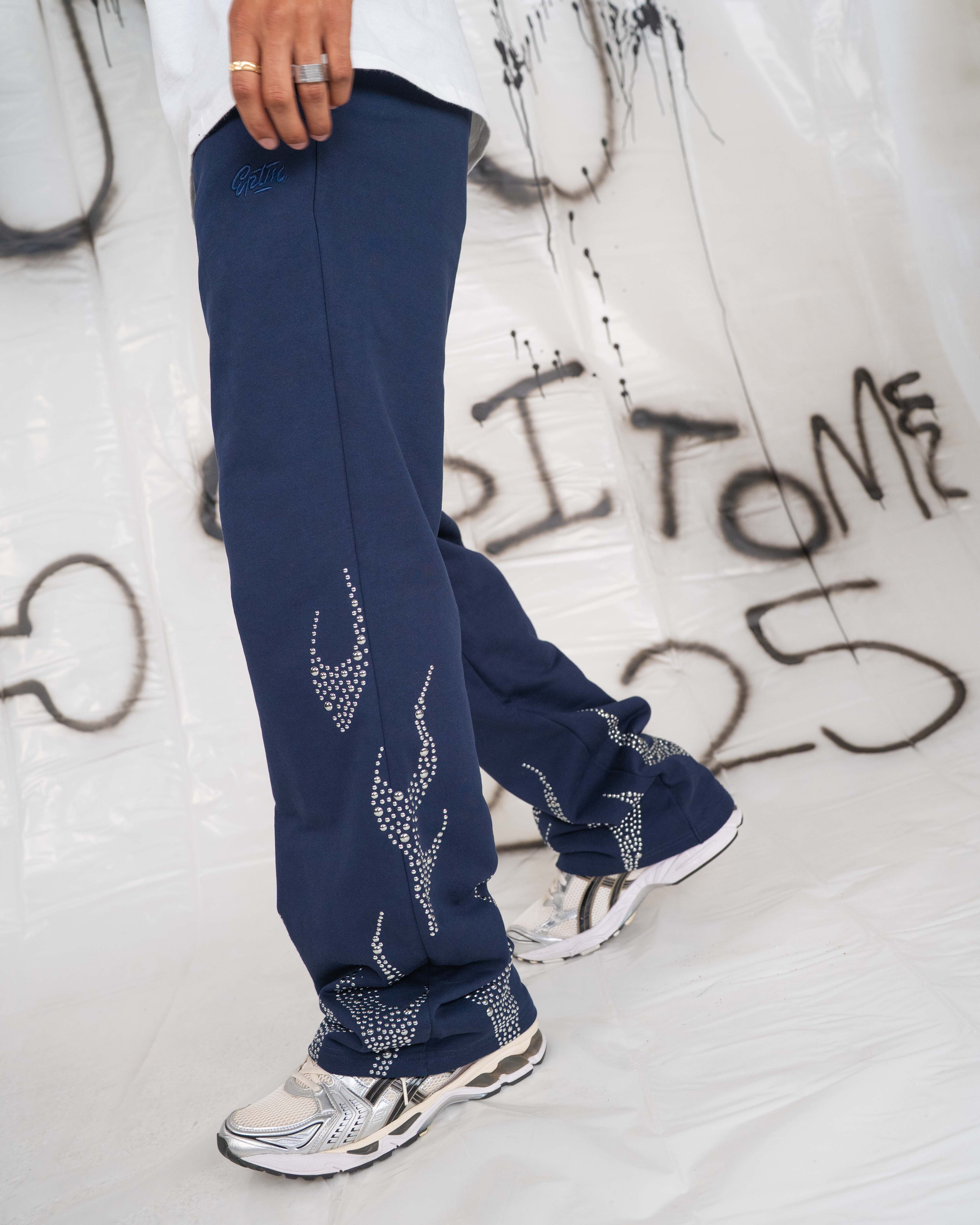 EPTM Metal Flame Pants - Navy