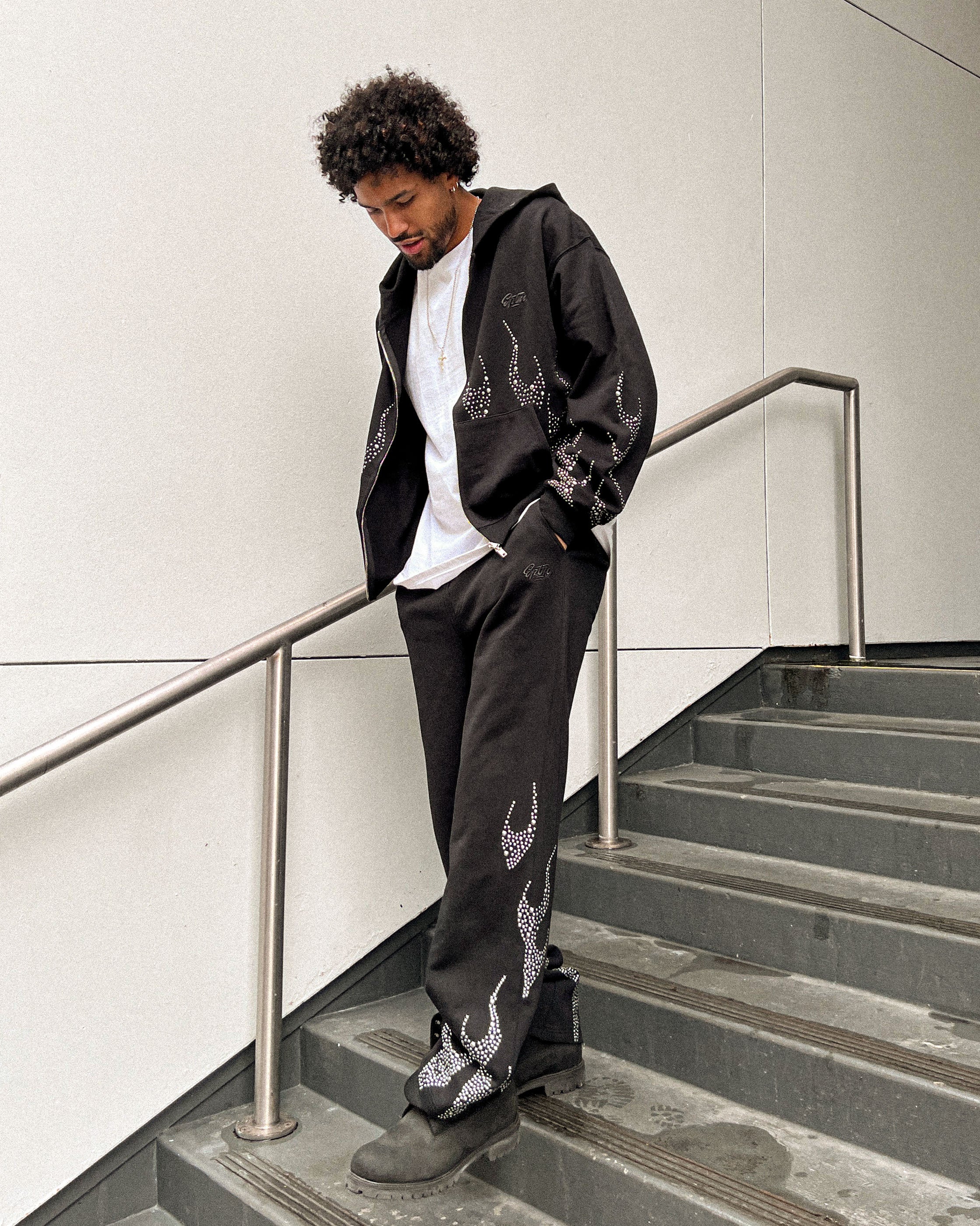 EPTM Metal Flame Pants - Black