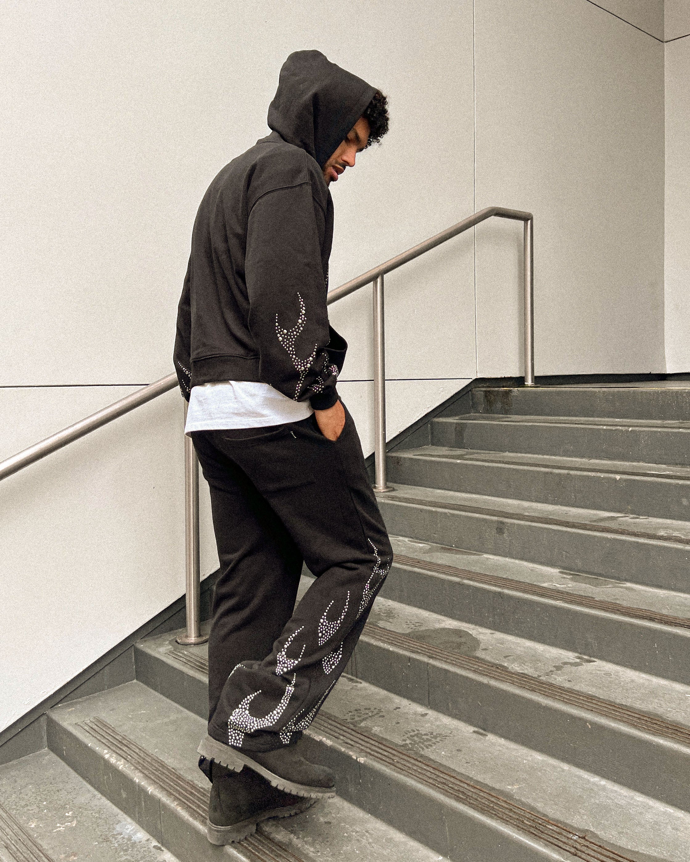 EPTM Metal Flame Pants - Black