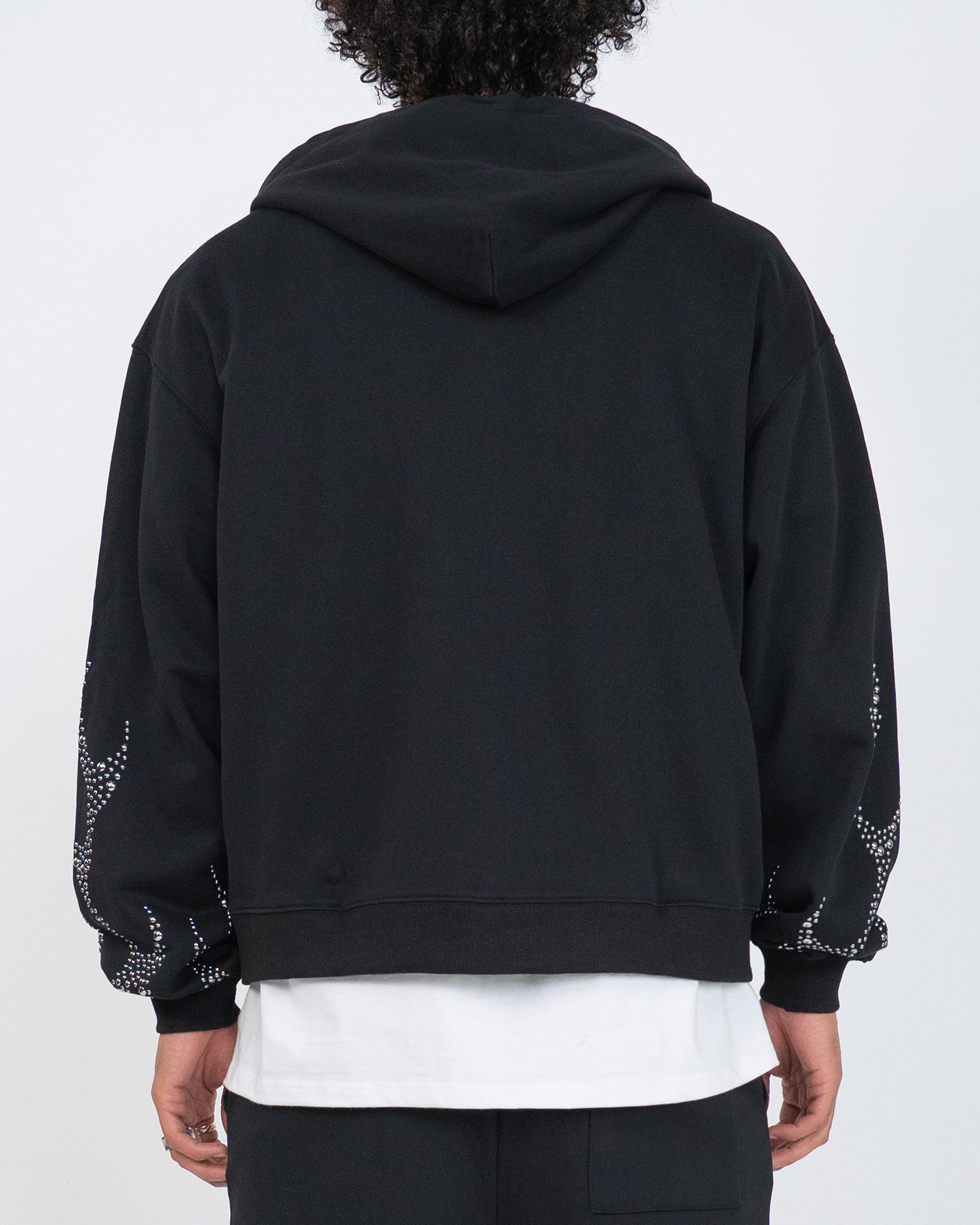 EPTM Metal Flame Zip Up Hoodie - Black