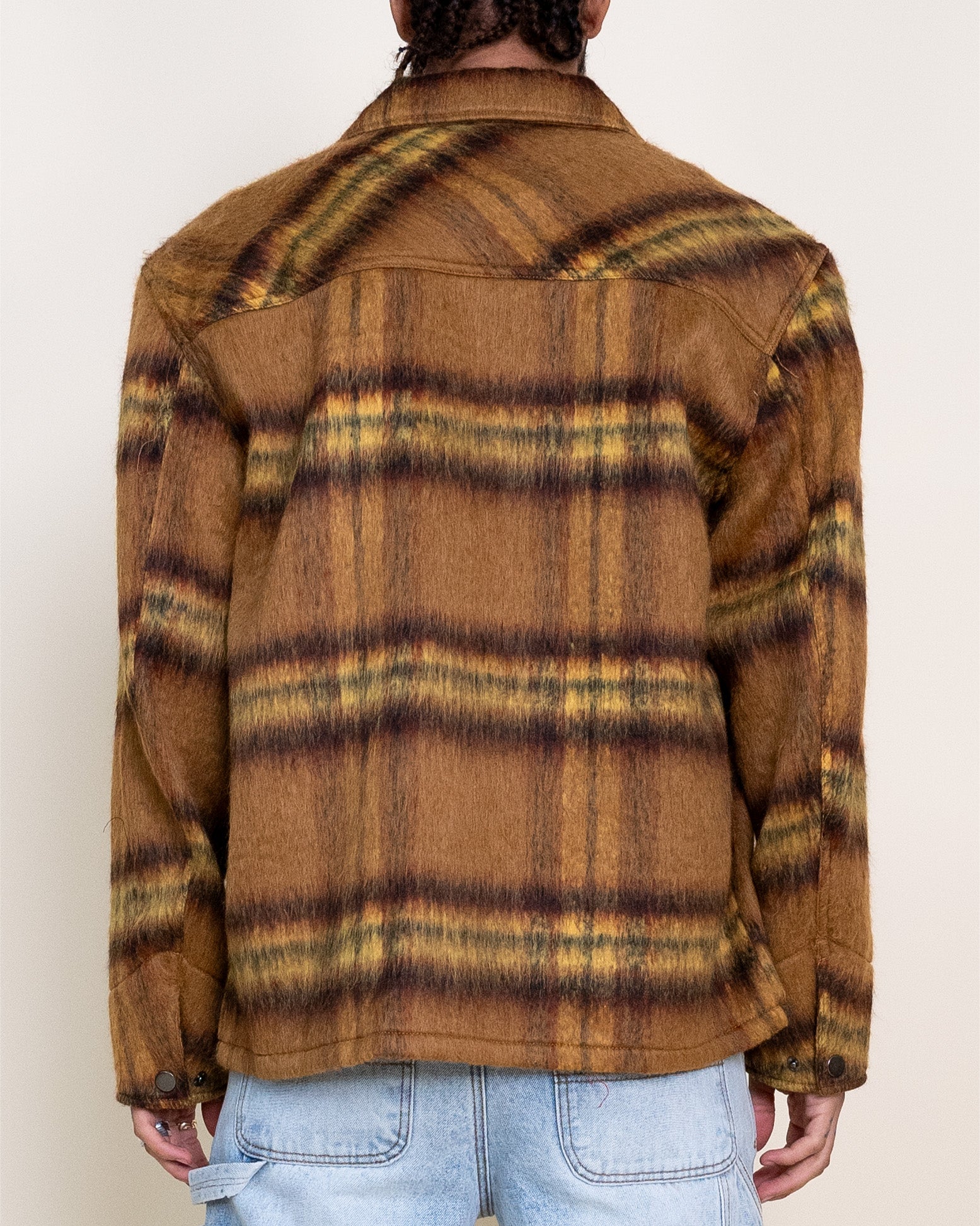 EPTM Mohair Chore Coat - Mustard