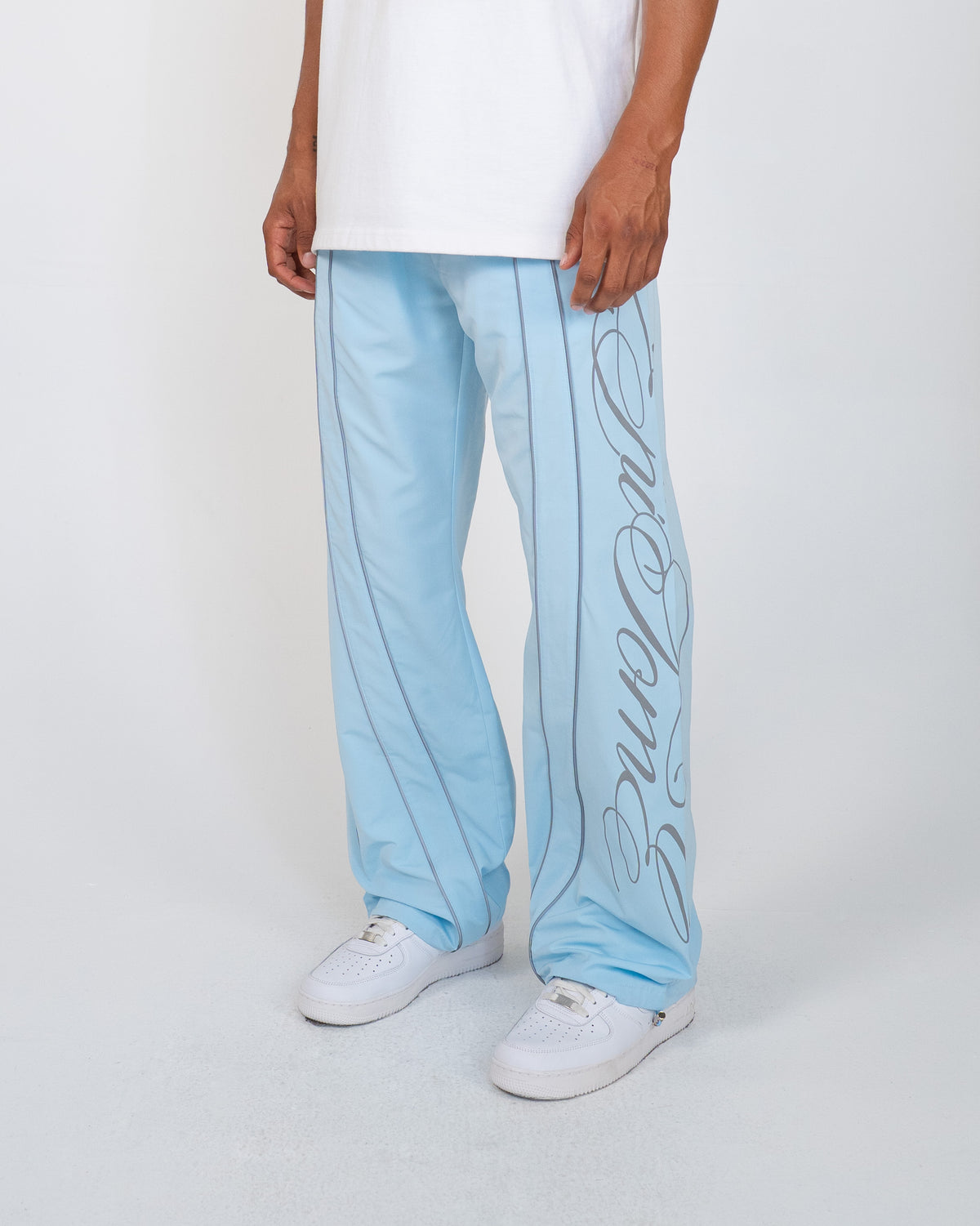 EPTM Monogram Pants - Sky Blue