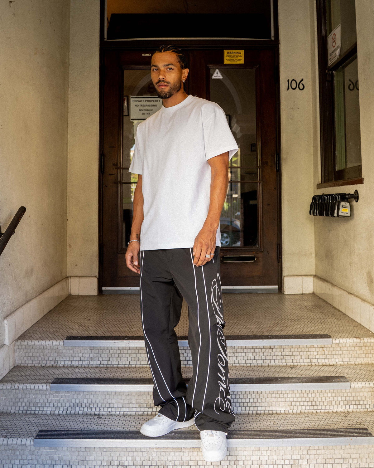 EPTM Monogram Pants - Black