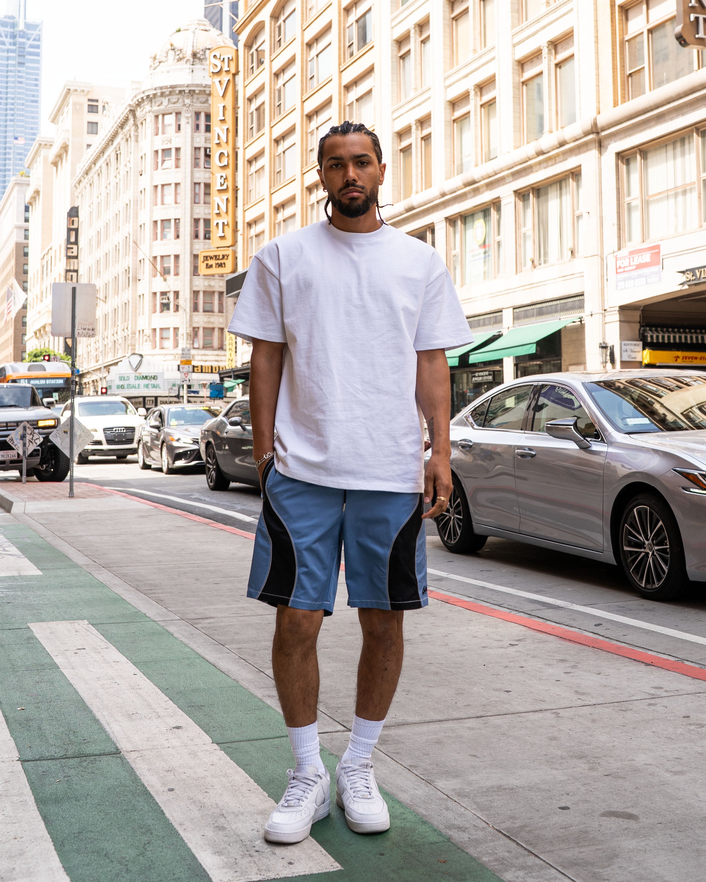 EPTM MONTANA SHORTS - DENIM BLUE