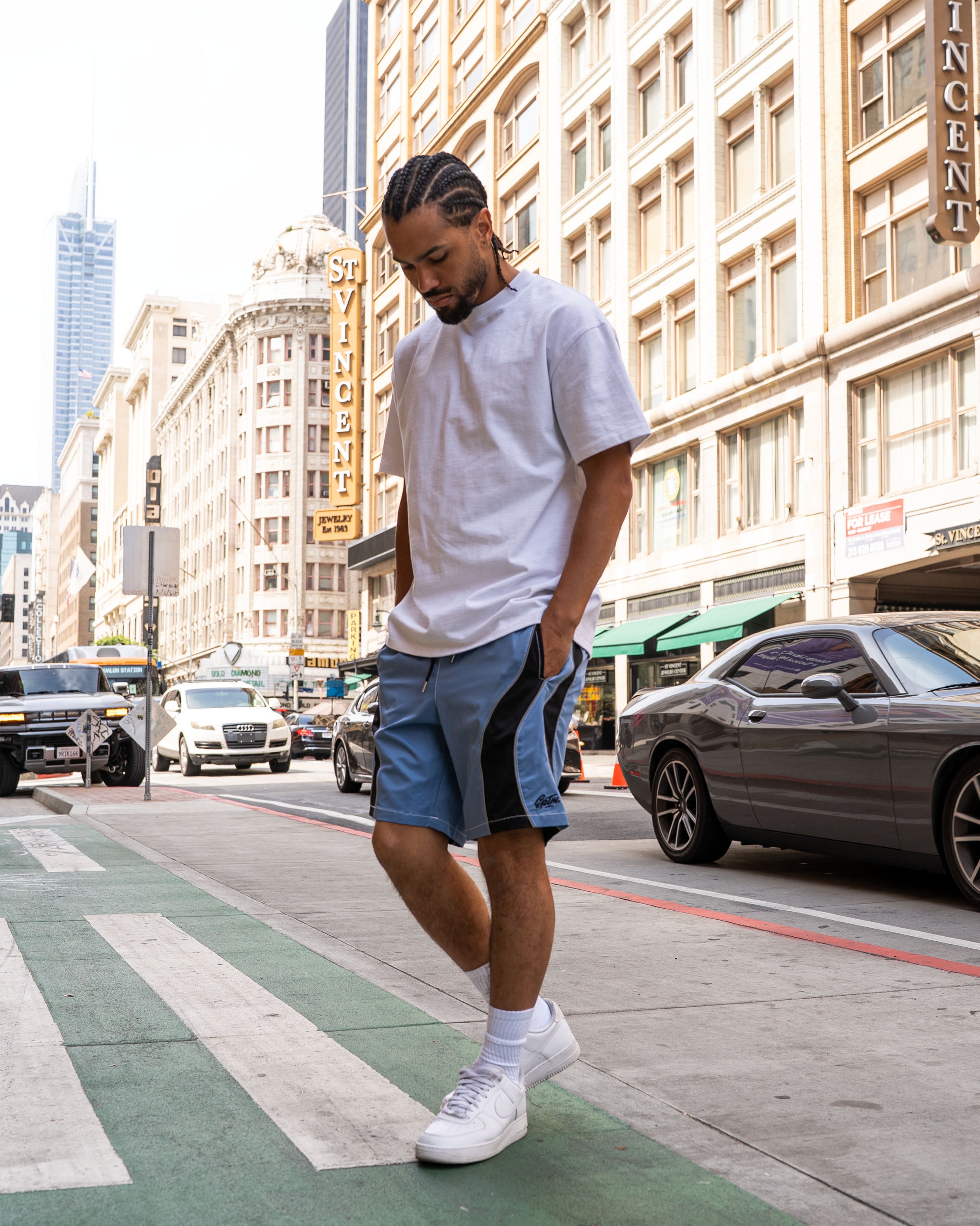EPTM MONTANA SHORTS - DENIM BLUE