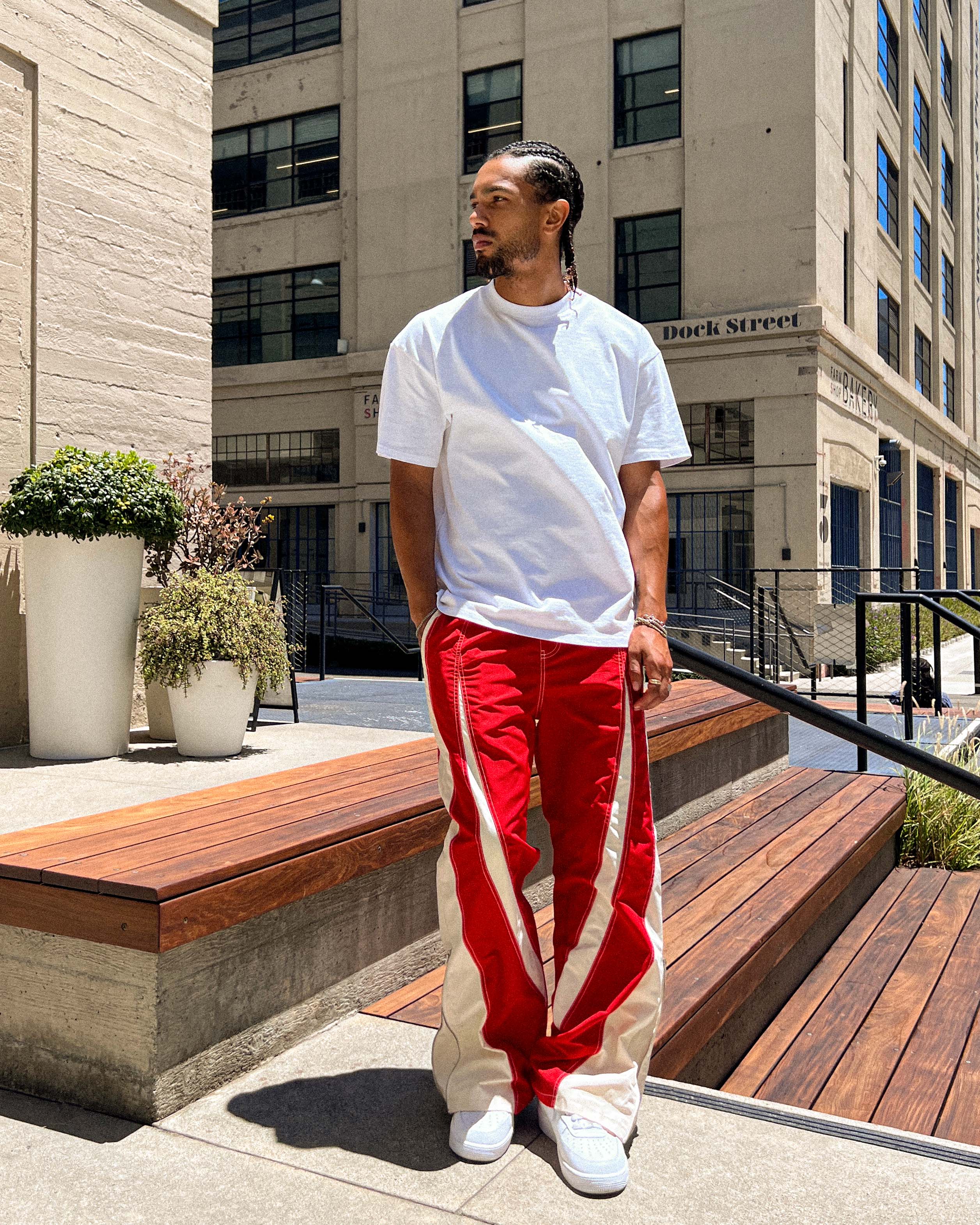 EPTM Parker Track Pants - Red