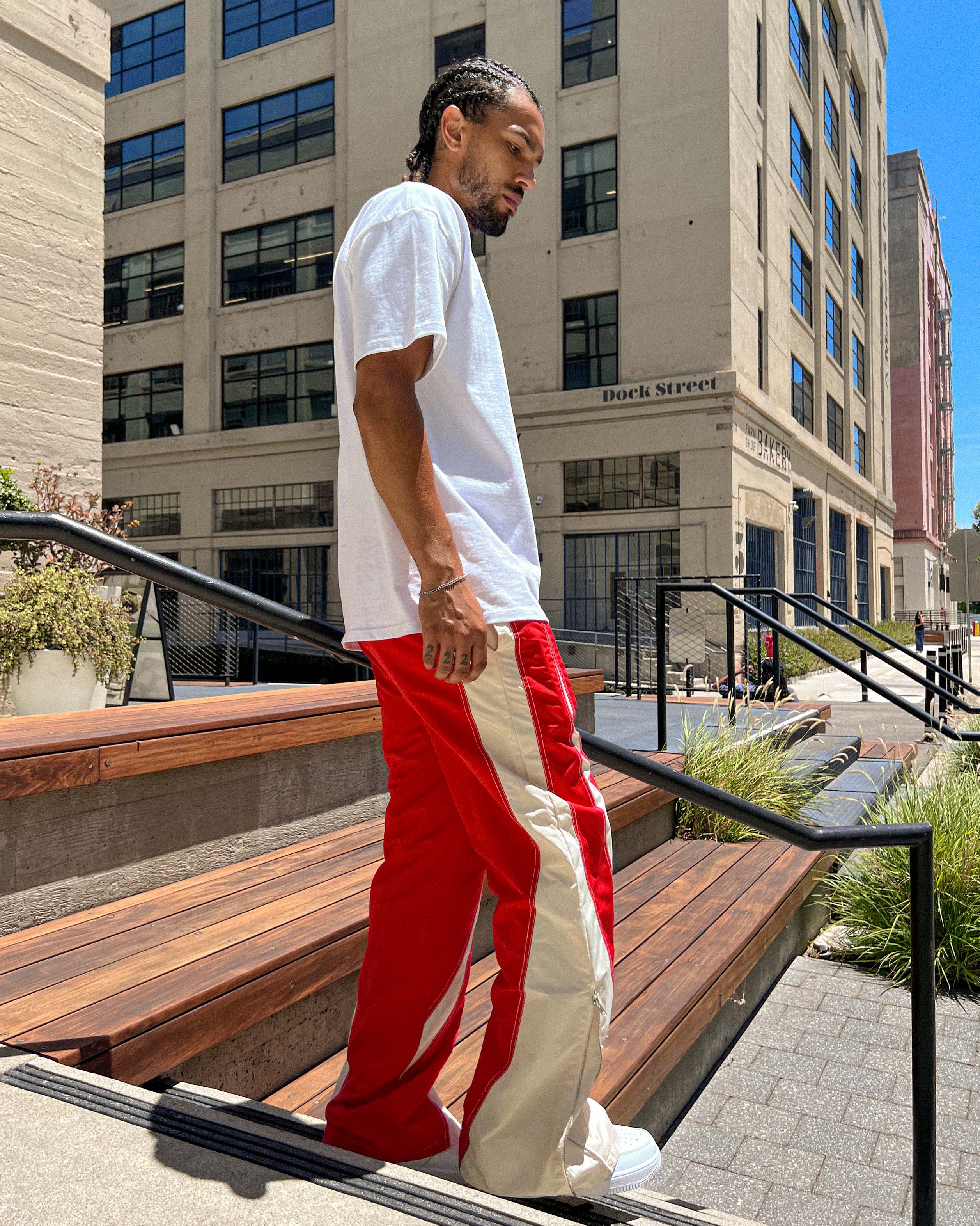 EPTM Parker Track Pants - Red