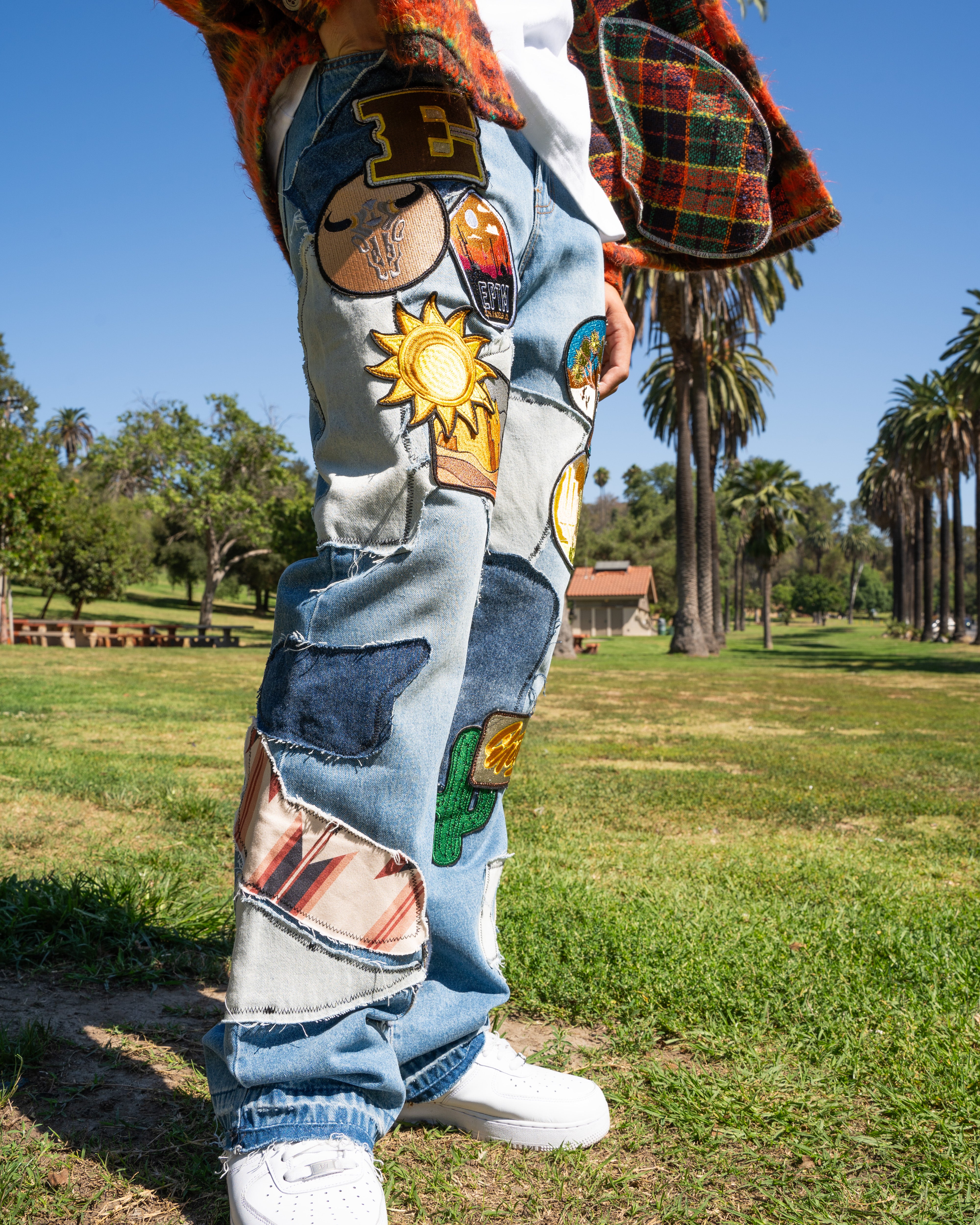 EPTM Patchwork Jeans - Blue