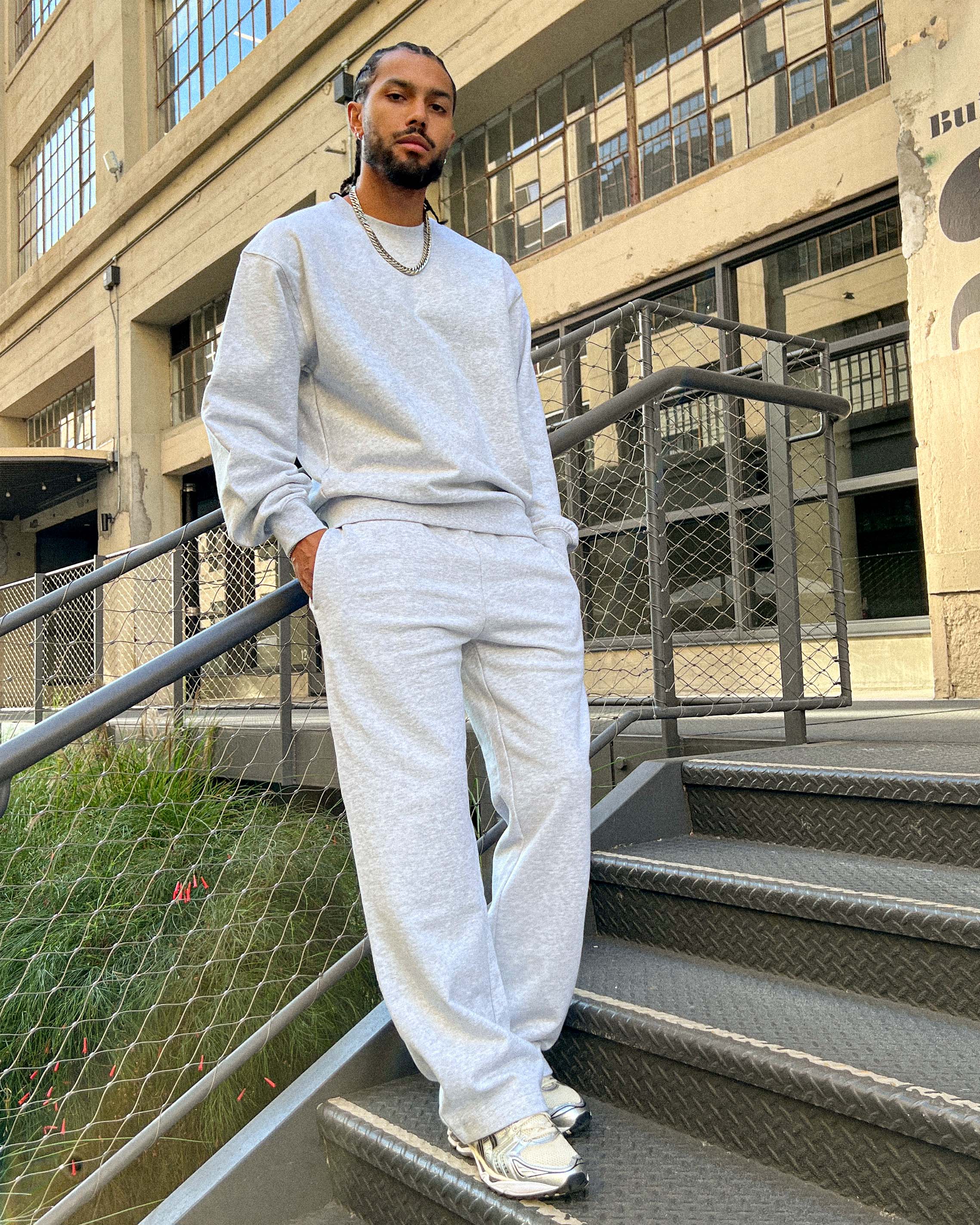 EPTM Perfect Crewneck - Heather Grey