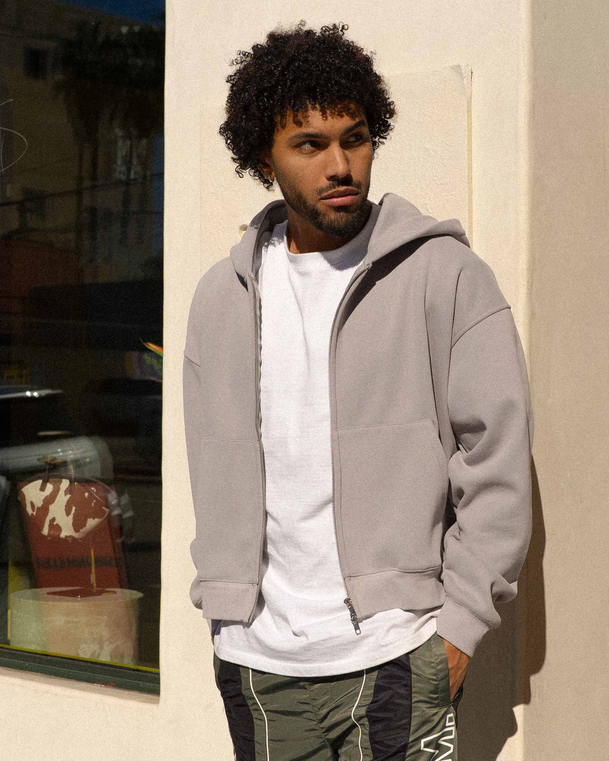 EPTM Perfect Zip Up Hoodie - Grey