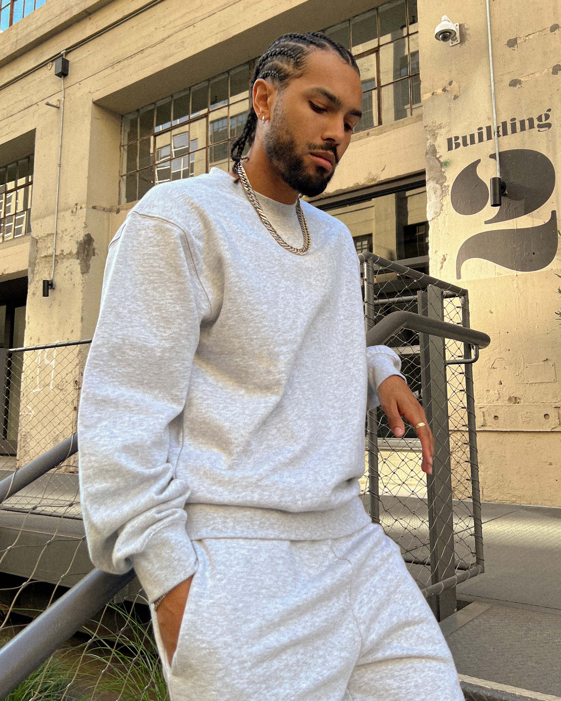 EPTM Perfect Crewneck - Heather Grey