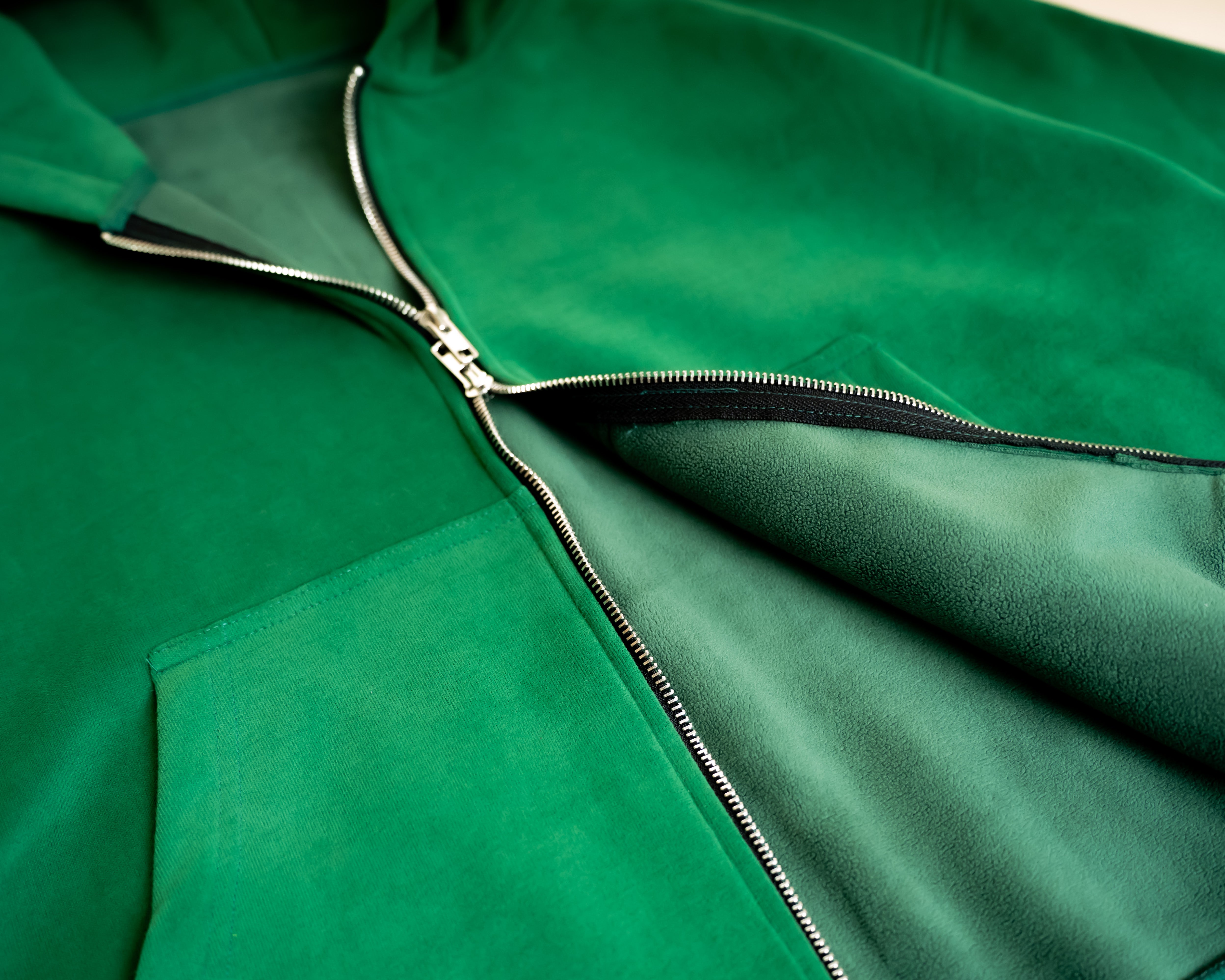 EPTM PERFECT ZIP UP HOODIE - HUNTER GREEN