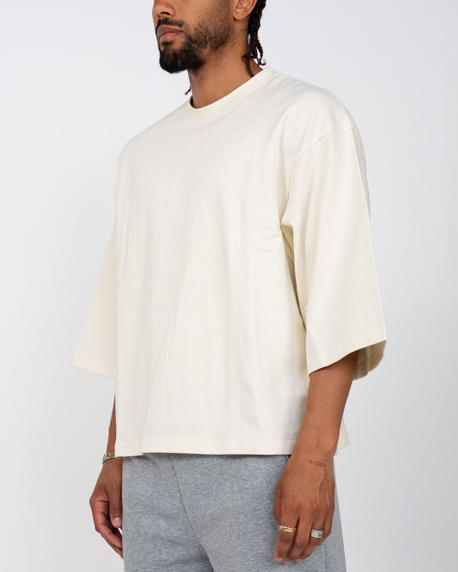 EPTM Perfect Quarter Sleeve Tee - Cream
