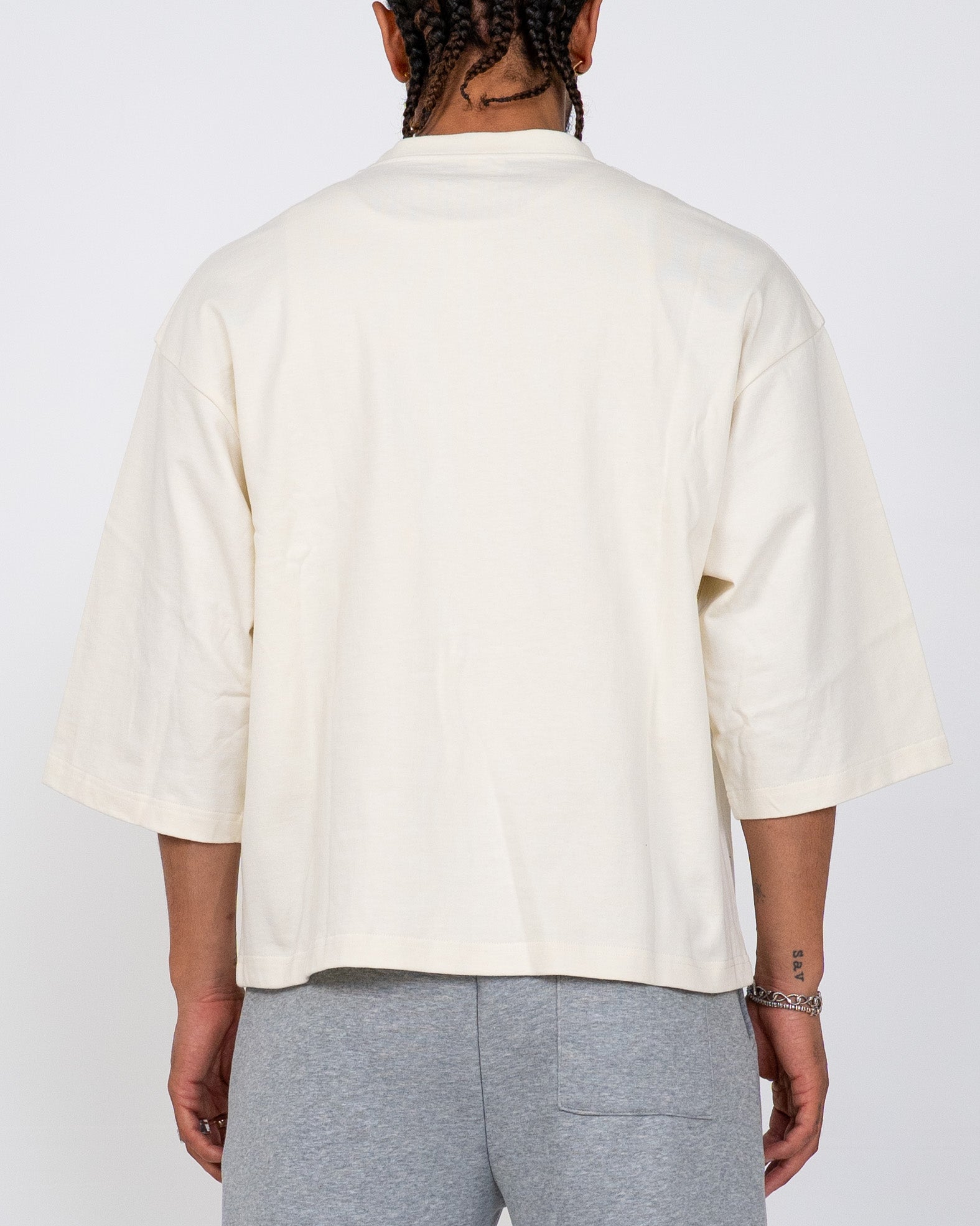EPTM Perfect Quarter Sleeve Tee - Cream