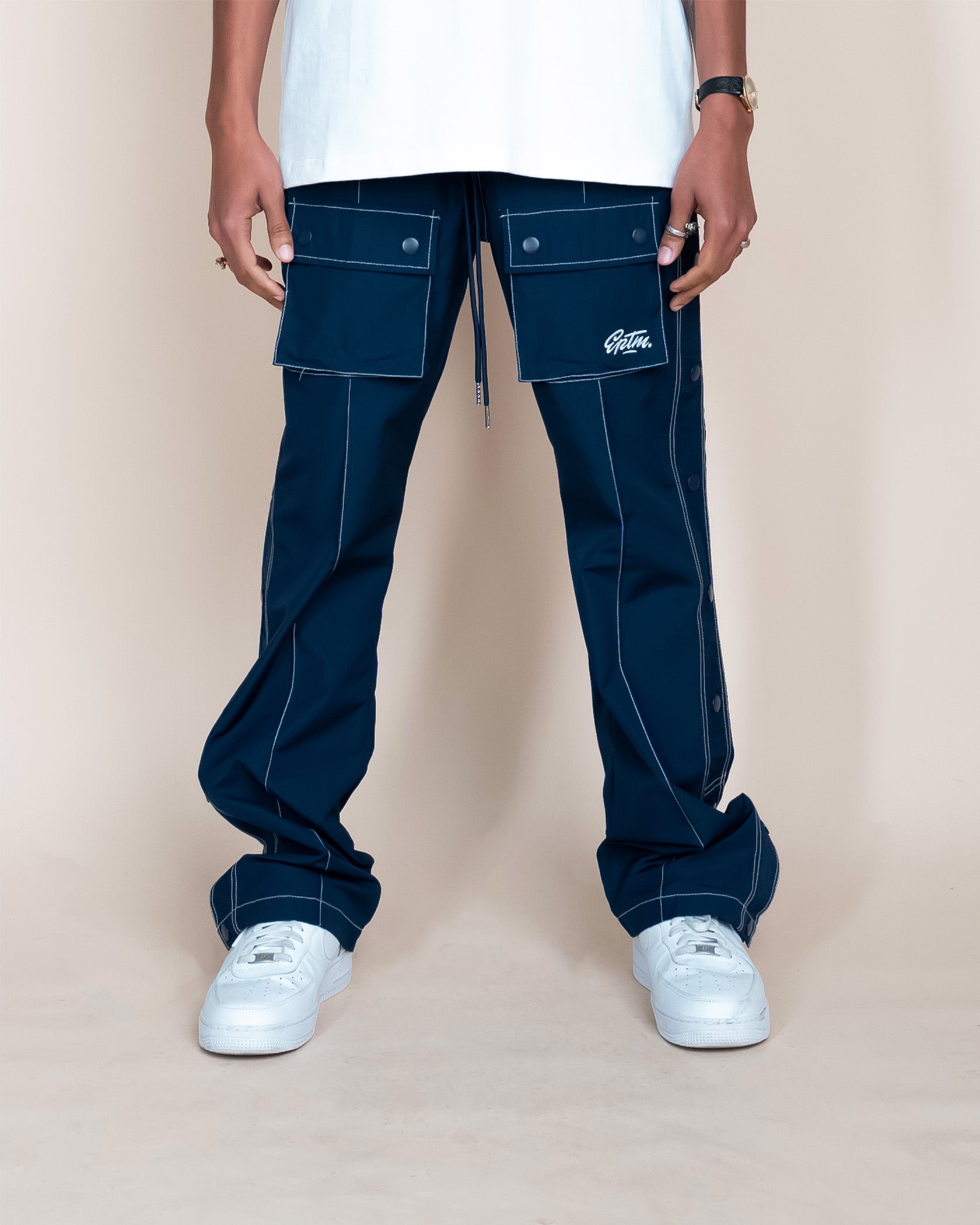EPTM Central Snap Pants - Navy